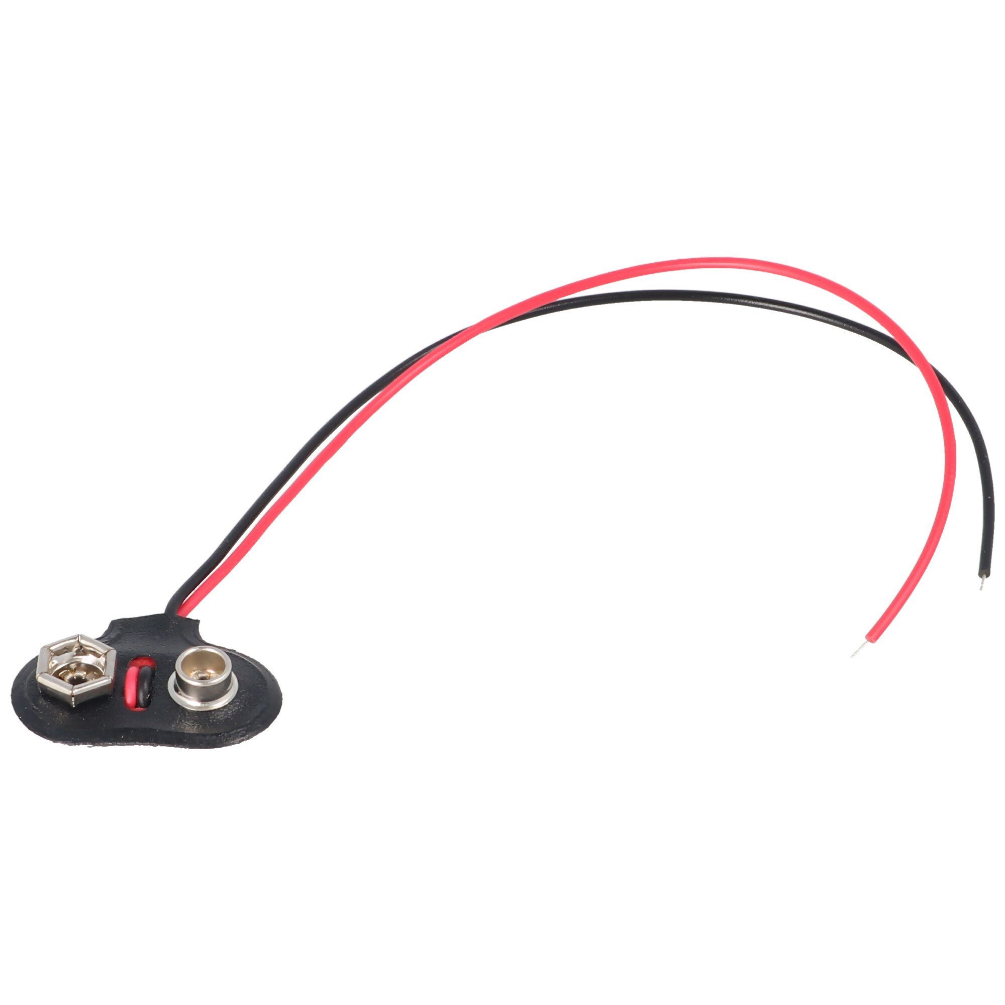 AccuCell Batterieclip für 9 V Block T-Form Batterie