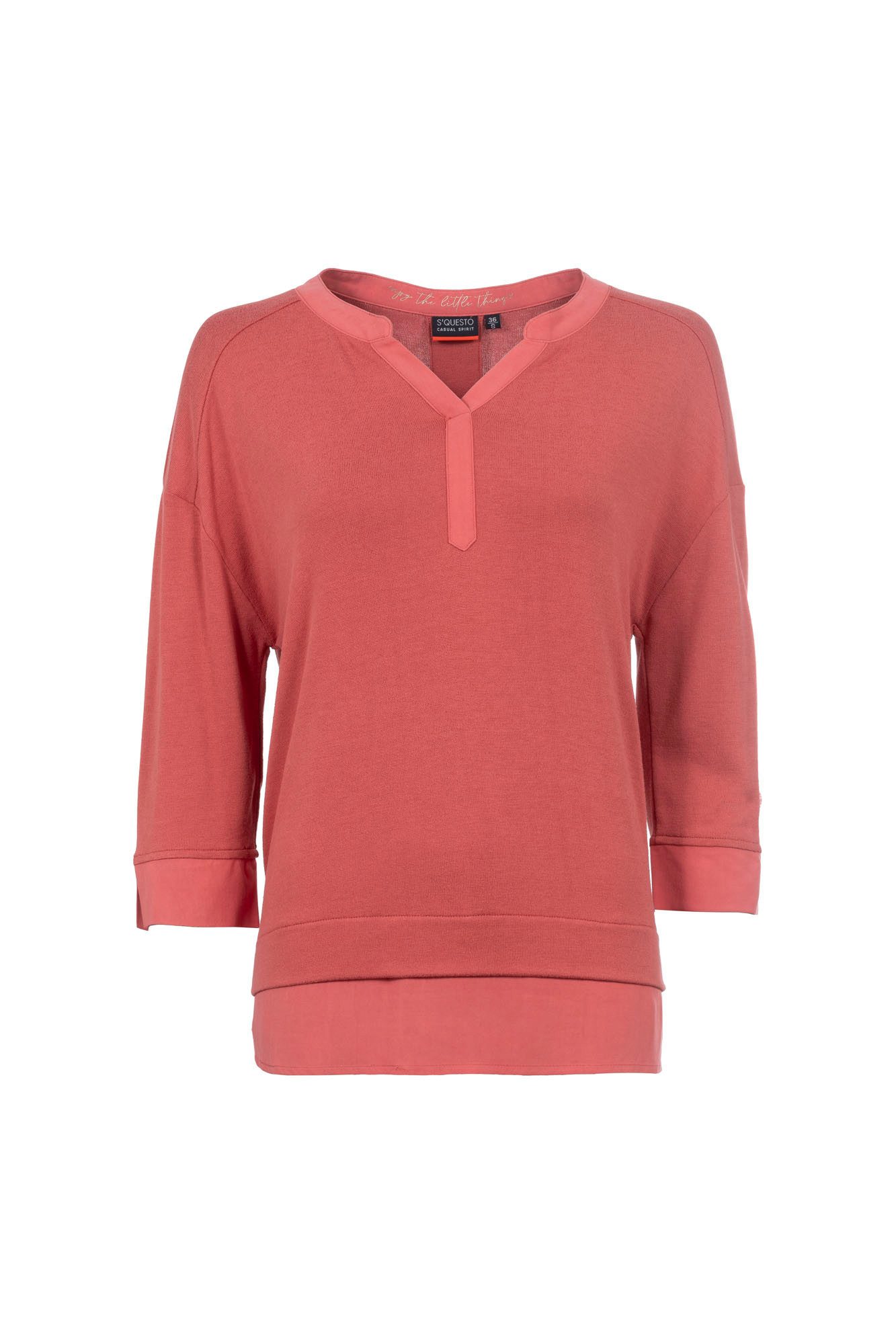 S'questo Kurzarmpullover Strick 3/4 günstig online kaufen