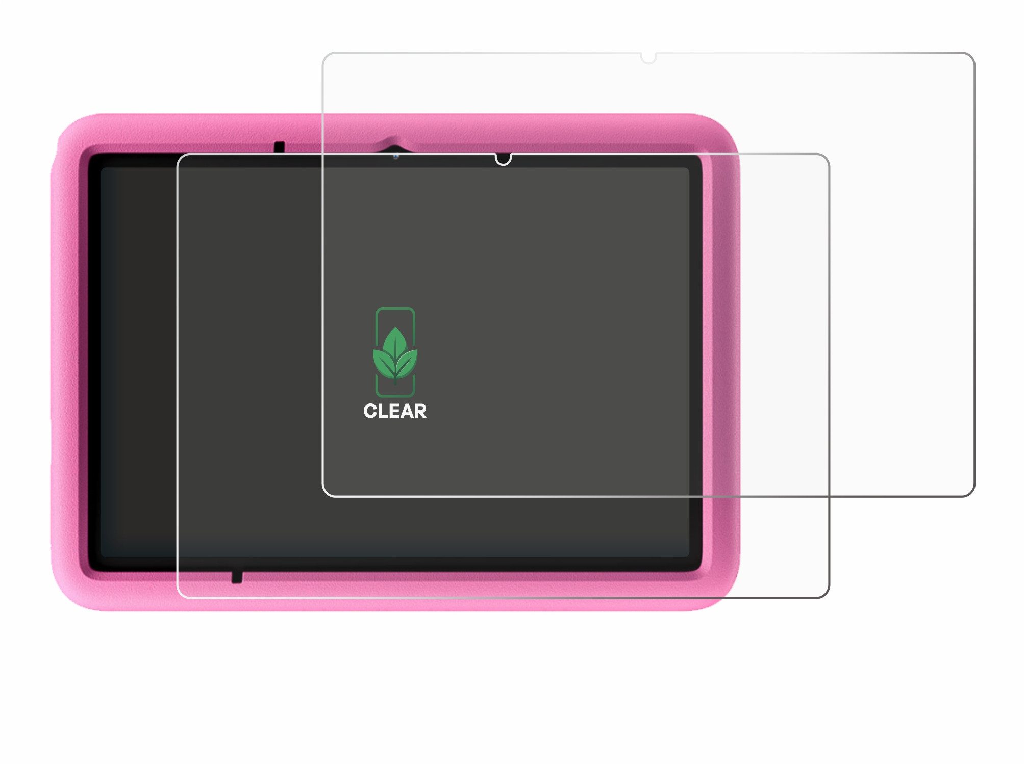 ScreenLeaf Displayschutzfolie Schutzfolie für Blackview Tab A6 Kids, 2 Stück, Displayschutz Schutz Folie Klar Transparent