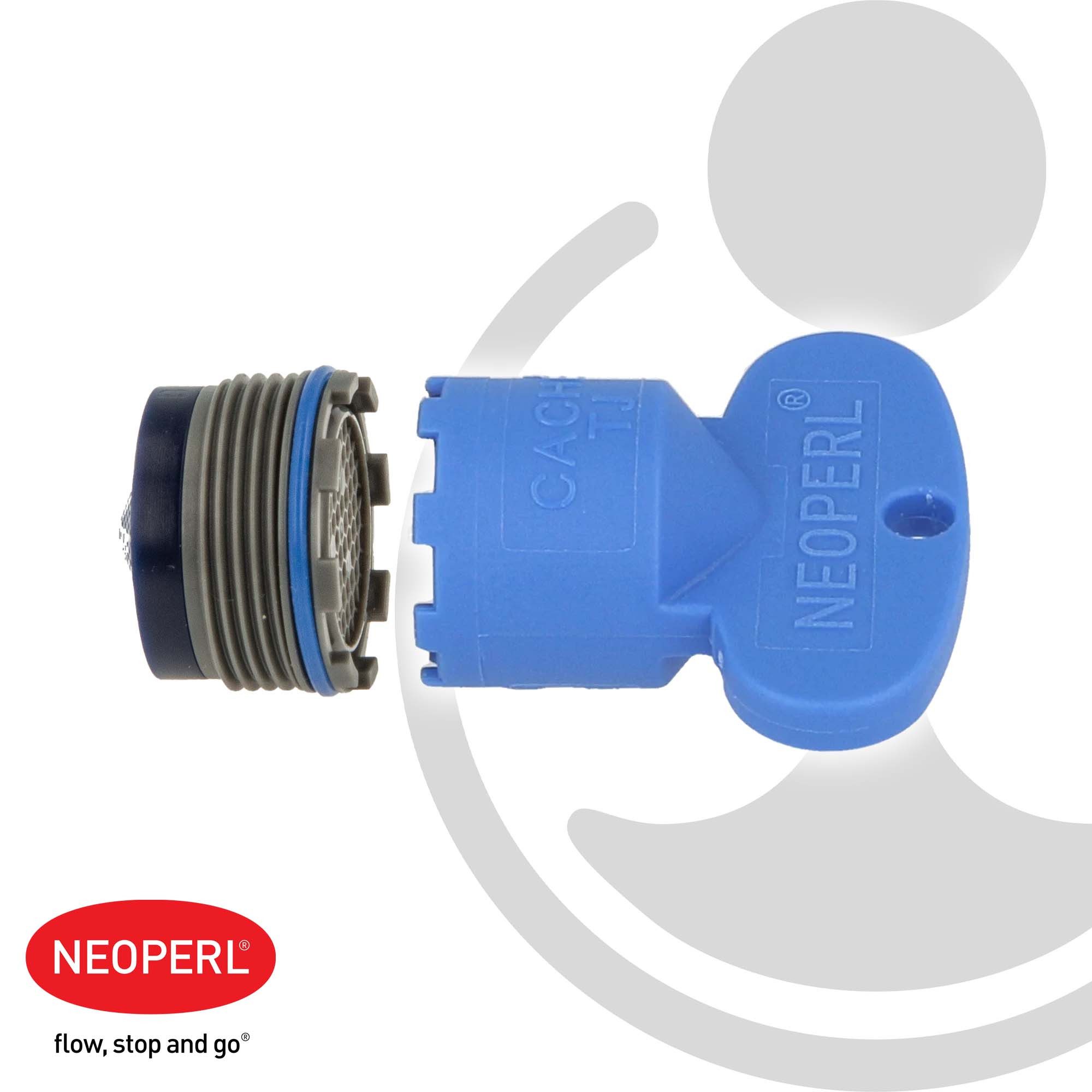 Neoperl Strahlregler CACHÉ HONEYCOMB TJ/M18.5x1 Strahlregler mit Schlüssel – Bild 4 von 5
