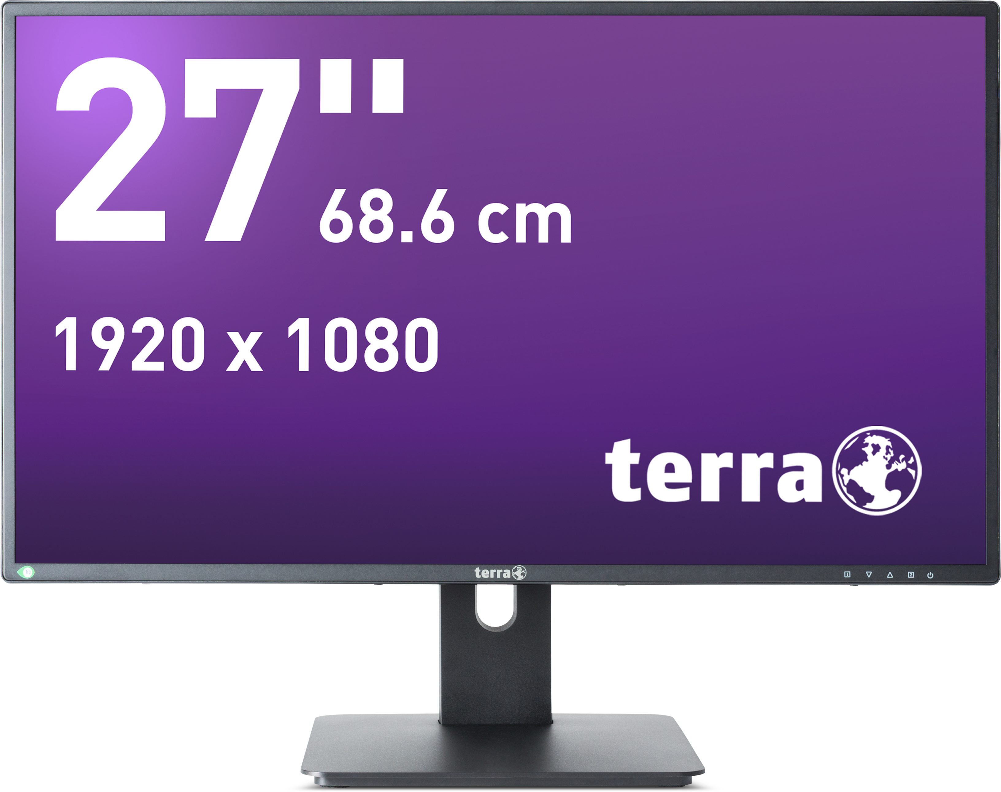 TERRA LCD/LED 2756W PV V3 schwarz GREENLINE PLUS LCD-Monitor (68,60 cm/27 ", 1920 x 1080 px, Full HD, 5 ms Reaktionszeit, 75 Hz, IPS, IPS Paneltechnologie, 75 Hz Bildwiederholrate)