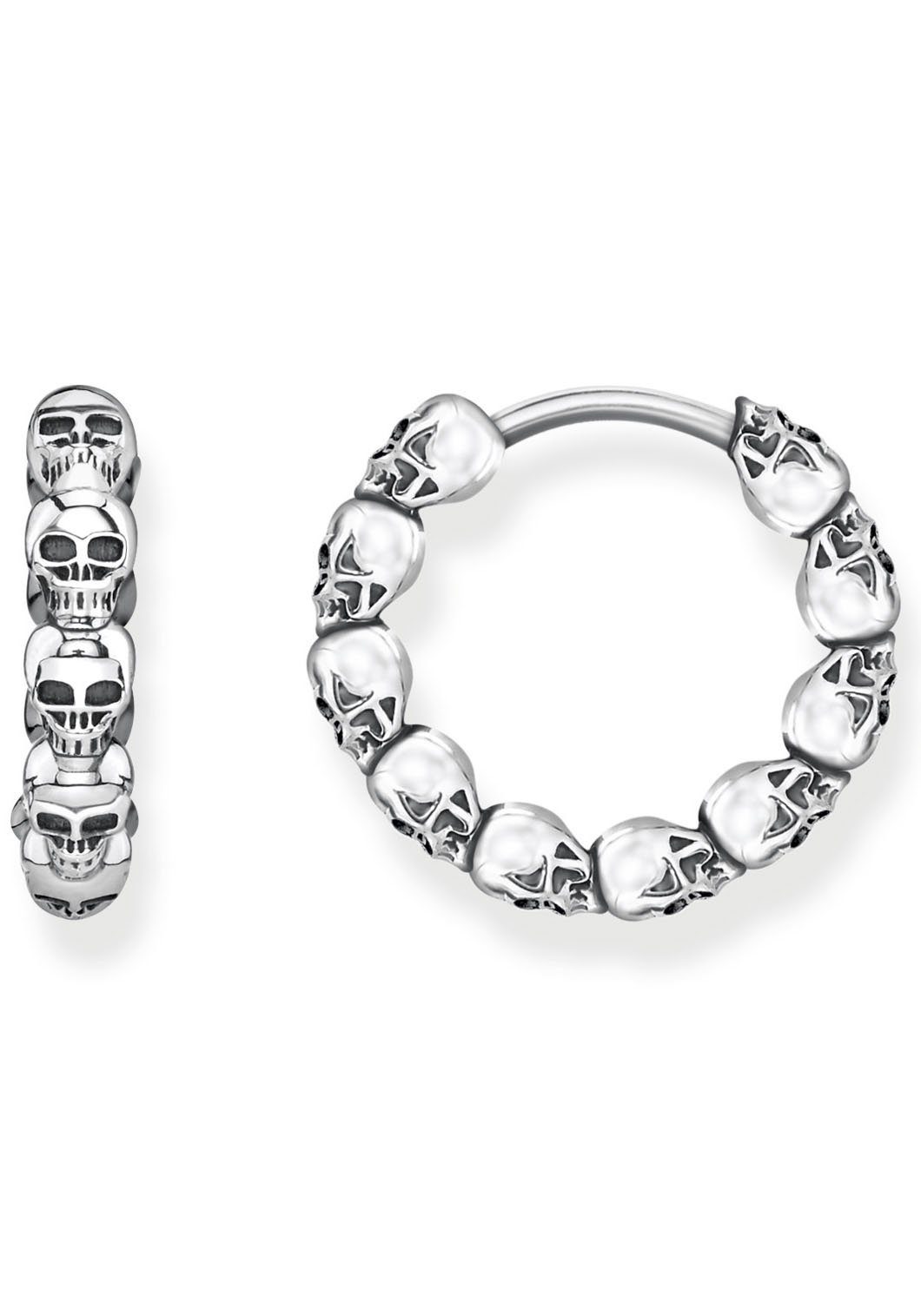 THOMAS SABO Paar Сережки-кільця Totenköpfe