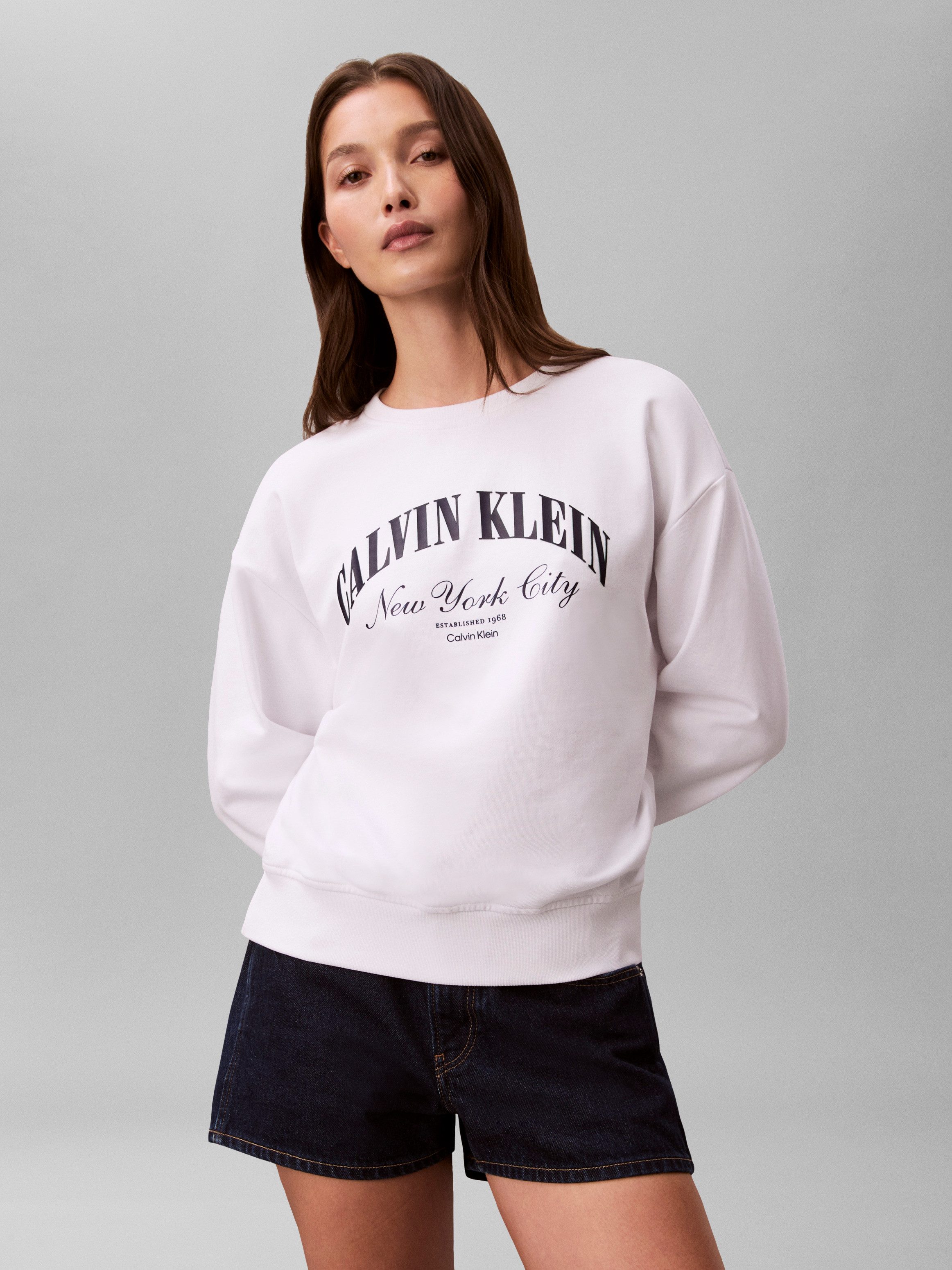 Calvin Klein Jeans Sweatshirt Regular fit, mit Druck