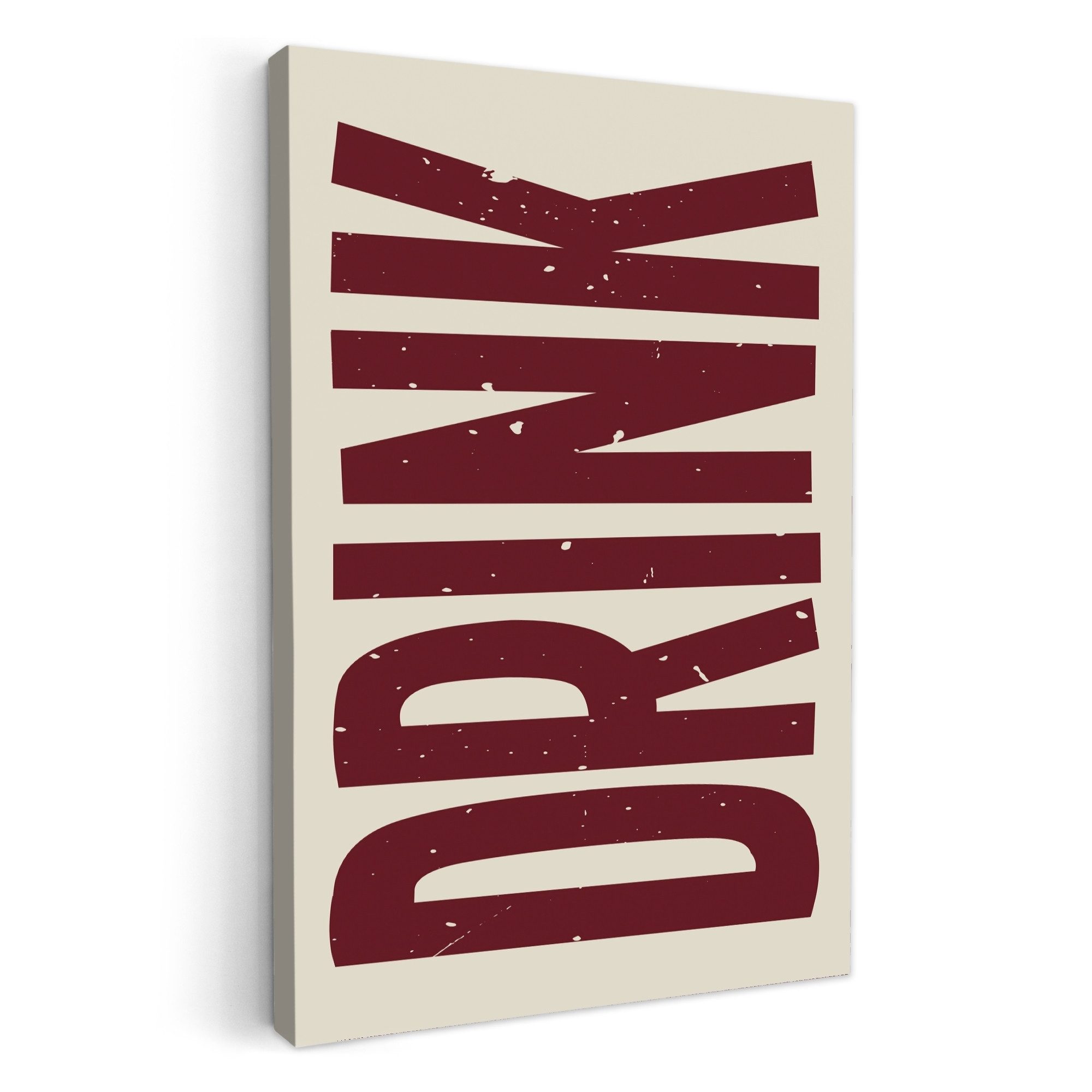 OneMillionCanvasses® Leinwandbild Rot - Weinlese - günstig online kaufen
