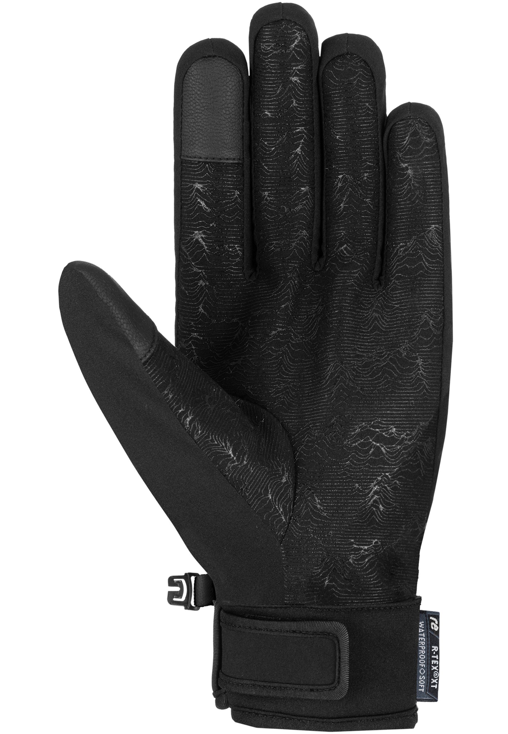 Skihandschuhe schwarz und Raptor Reusch wasserdicht TOUCH-TEC R-TEX XT warm, atmungsaktiv