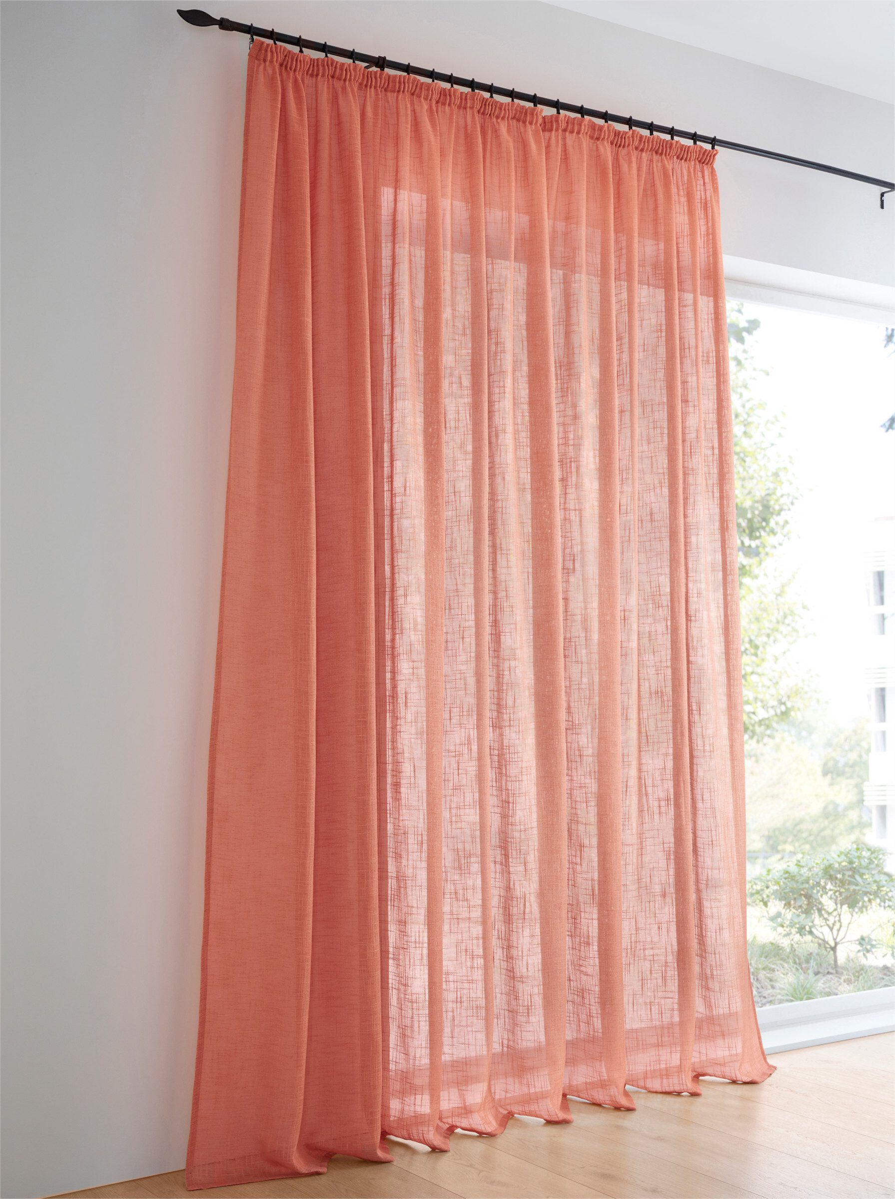 heine Gardine Dekostore . (1 St), Multifunktionsband, halbtransparent, Fens günstig online kaufen