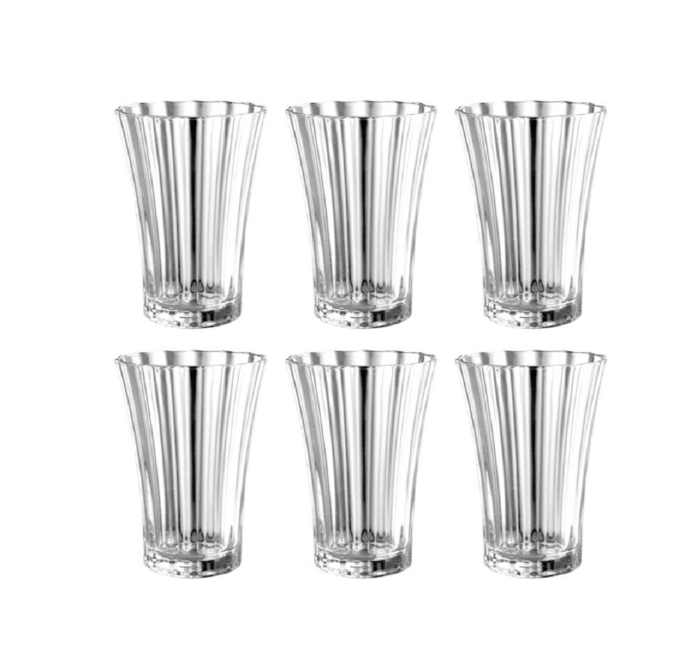 Glas DIAMOND 52400 Wassergläser zum Mokka 110 ml 6er Set Kaffee Seite Glas