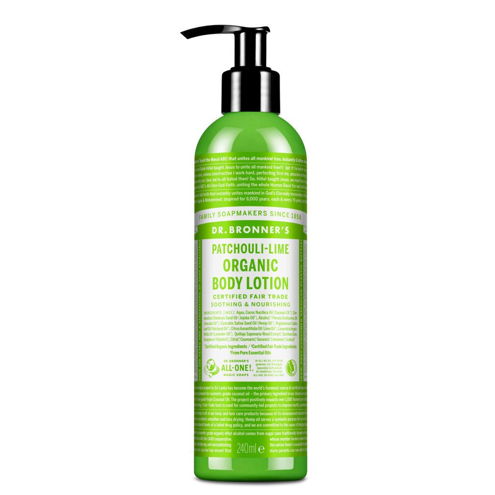 Dr. Bronners Körperpflegemittel Dr. Bronner's - Bio-Körperlotion Patchouli-Limette