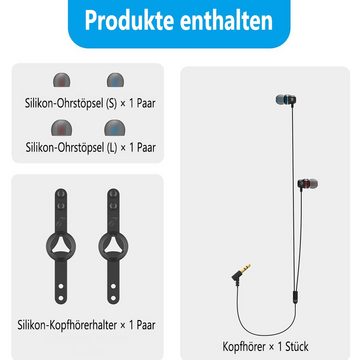GelldG Noise Isolation Earbuds-Ohrhörer In-Ear-Kopfhörern In-Ear-Kopfhörer