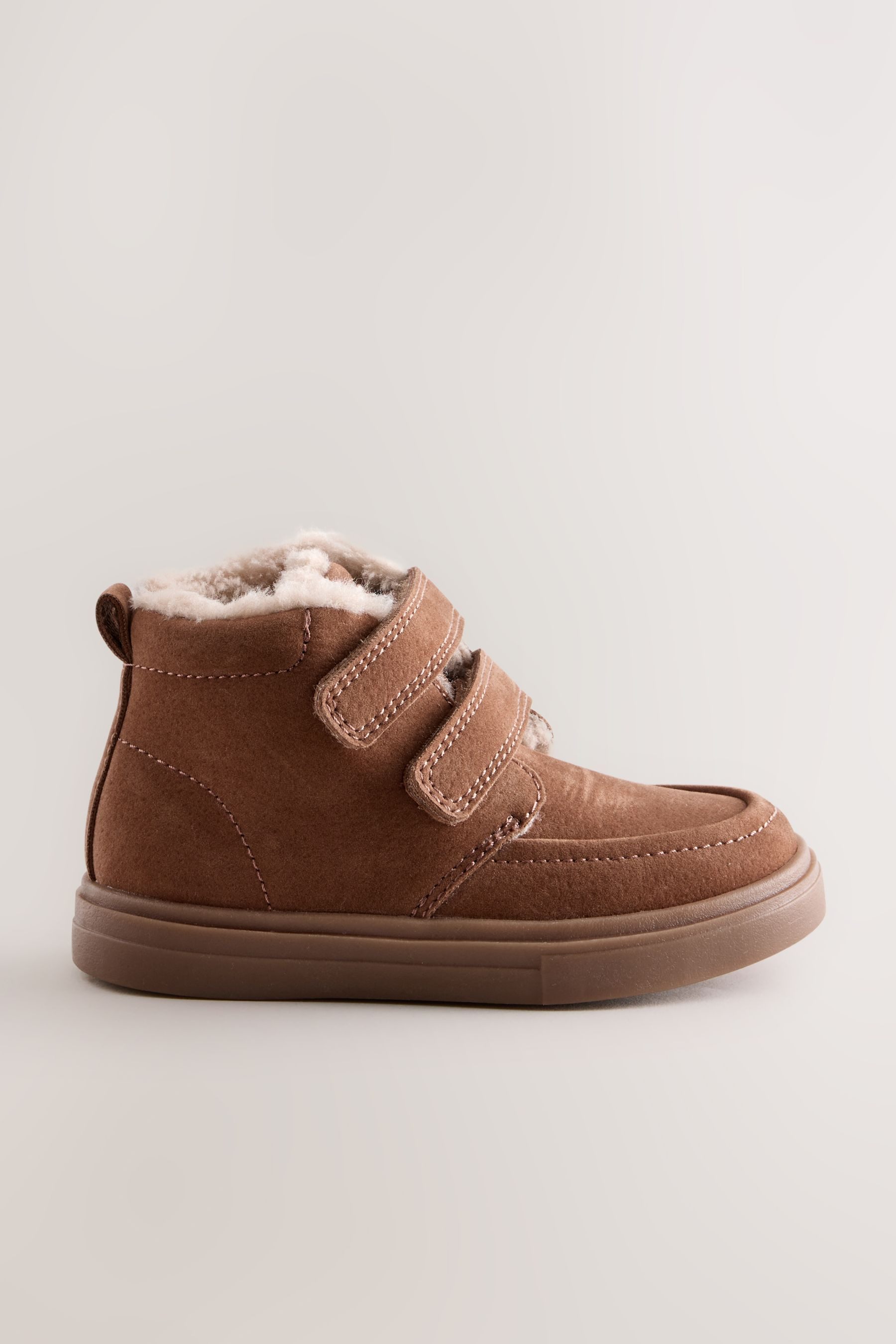 Next Stiefel mit warmem Futter und Klettverschluss Klettstiefel (1-tlg)