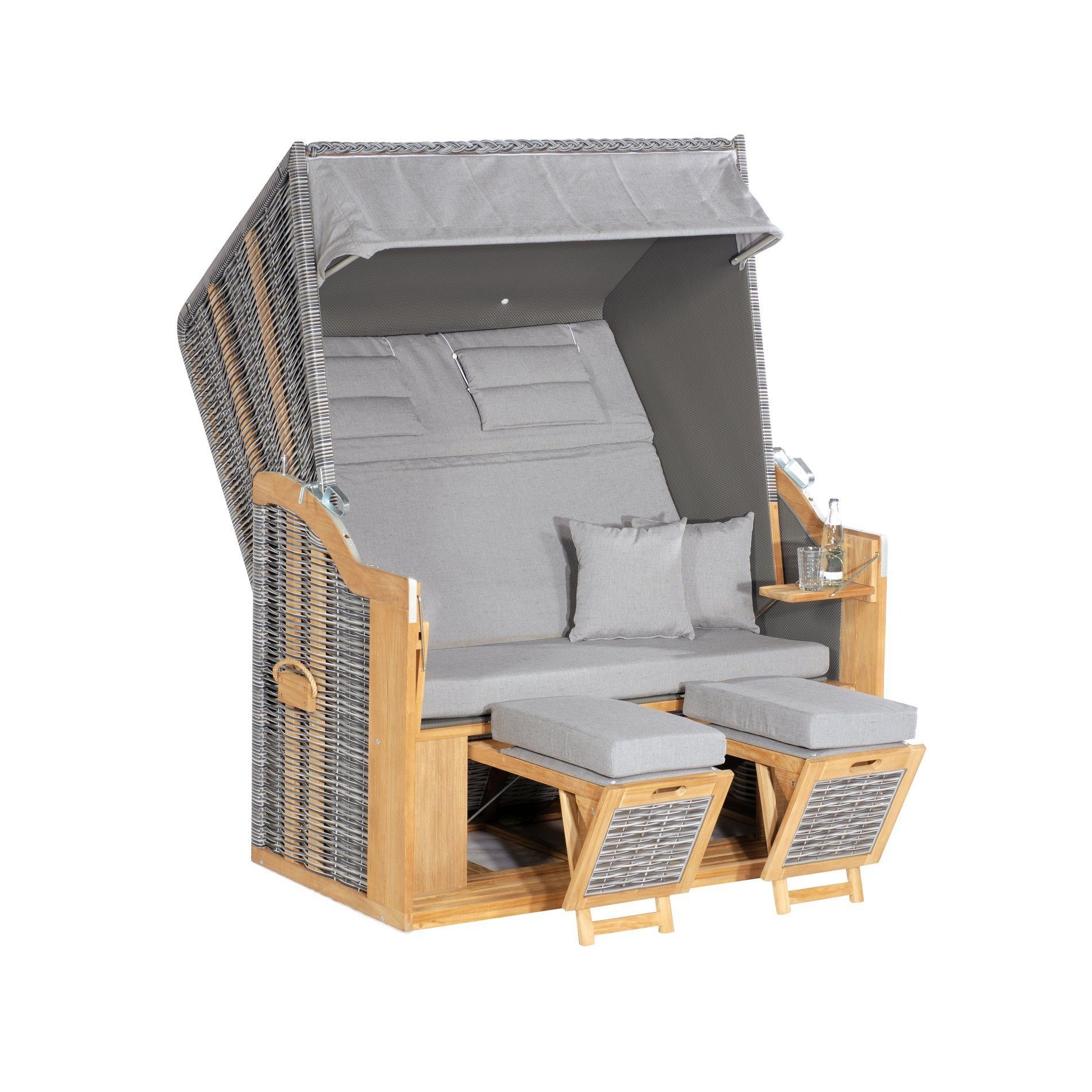 Strandkorb Rustikal 34 Z Teak XL