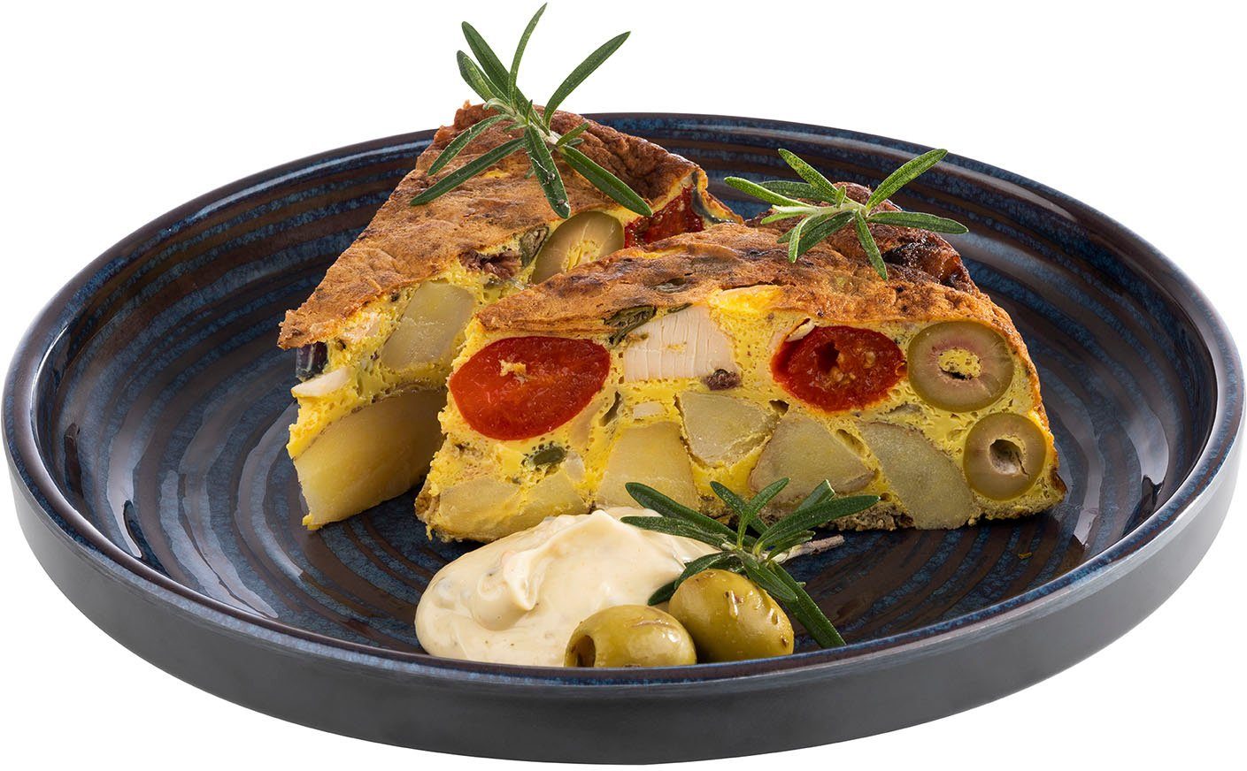 APS Kunststoffteller LOOPS, (1 St), Bruchfest, Melamin, Ø 23 cm