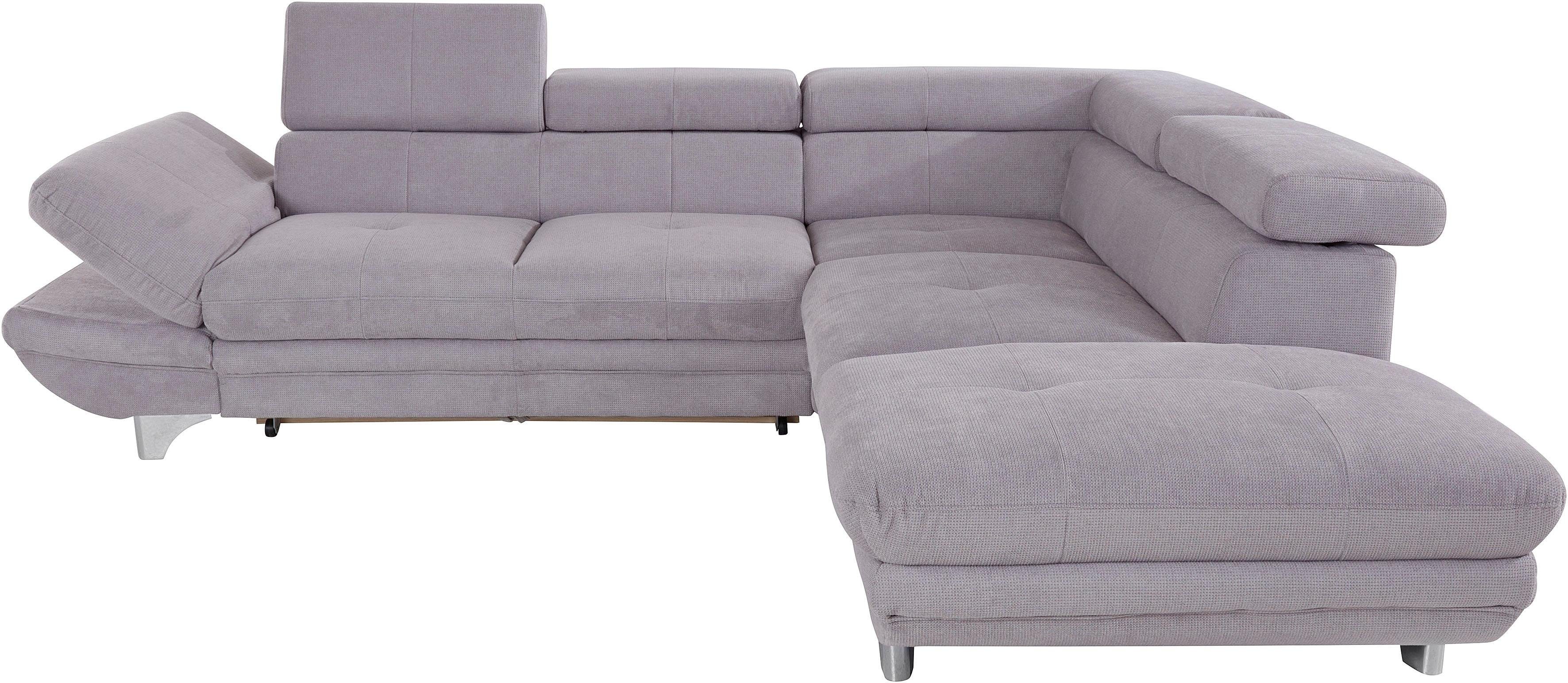 COTTA Ecksofa "Enterprise L-Form", mit Arm- & Kopfteilverstellung, wahlweis günstig online kaufen