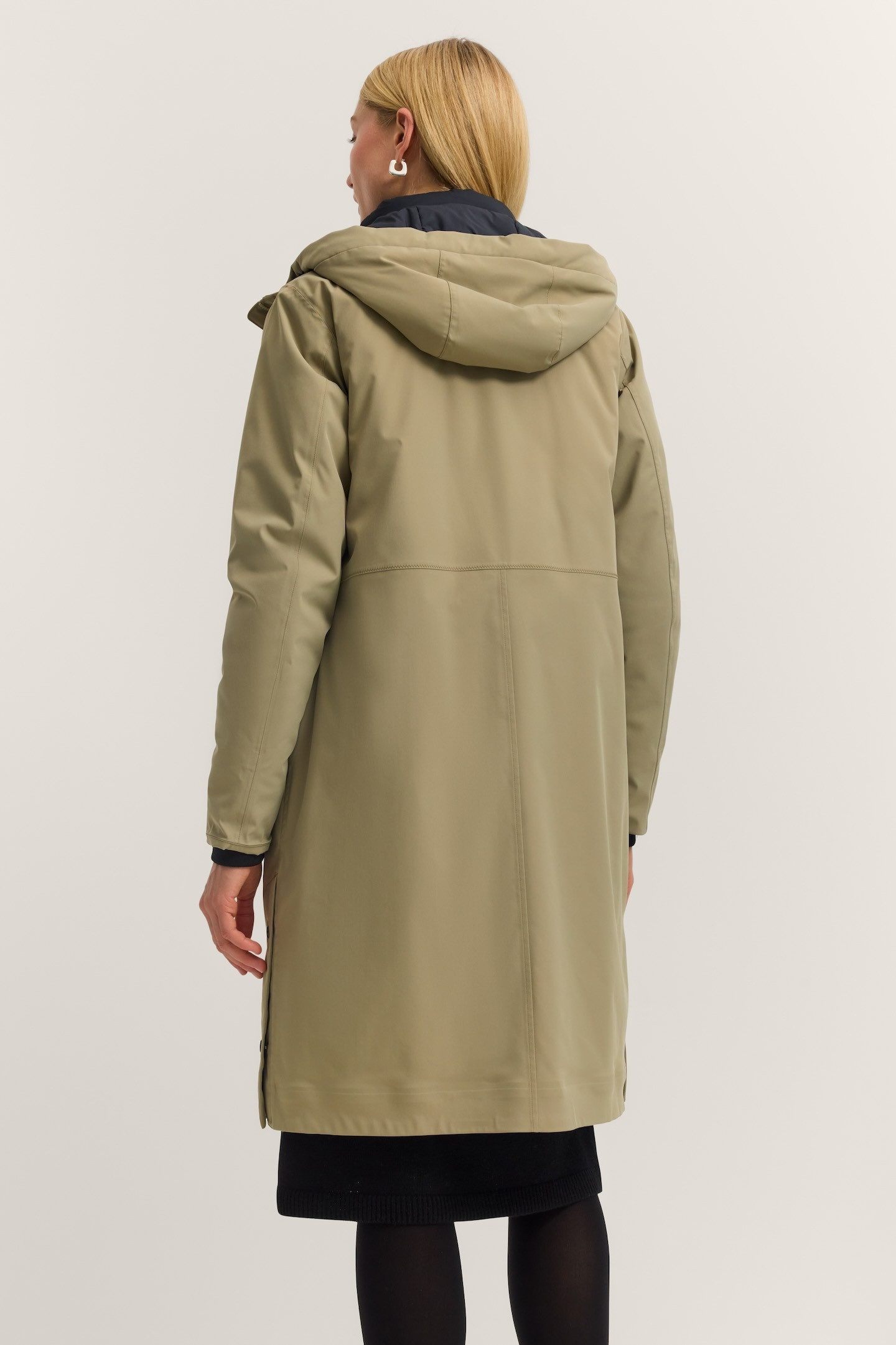 bugatti Regenmantel Rainseries wasserabweisend, Kapuze, Westen-Einsatz