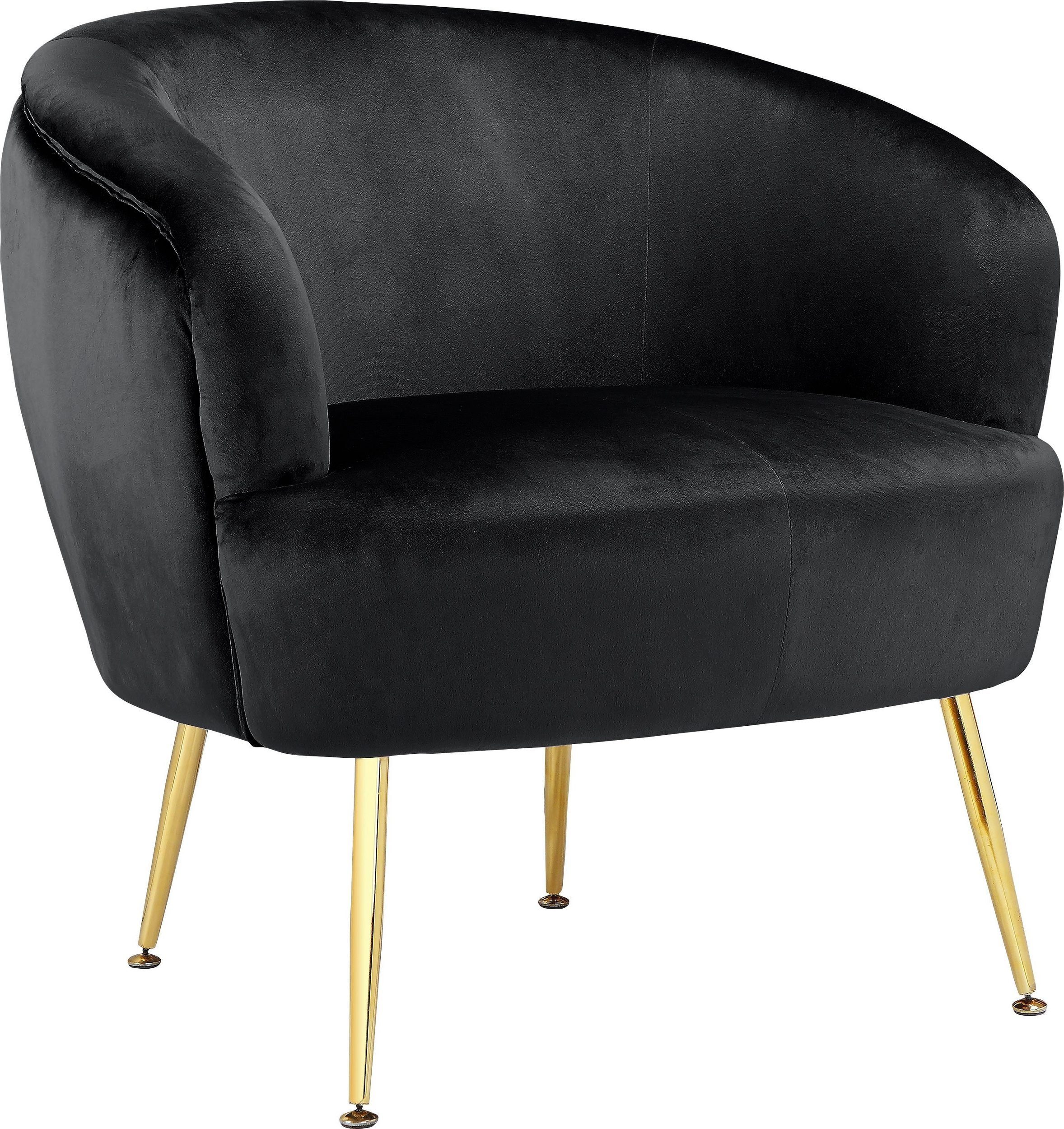 loft24 Loungesessel Scavo, with gold color Upholstered armchair