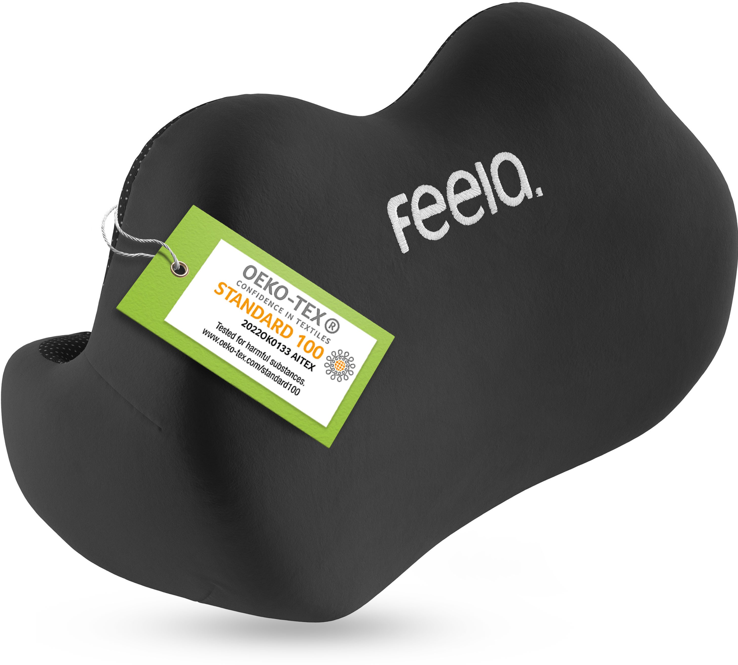 feela Rückenkissen Ergonomisches Rückenkissen – stützt Rücken & verbessert Haltung, Für Büro, Homeoffice & Zuhause – entspanntes Sitzen mit Komfort