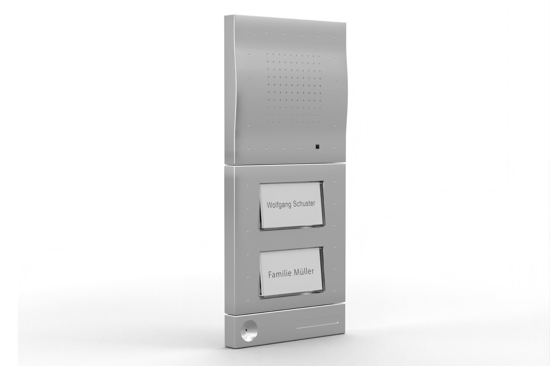 DoorLine Classic Smart Home Türklingel (direkt auf´s Telefon, Weiterentwicklung T01/02) Silber