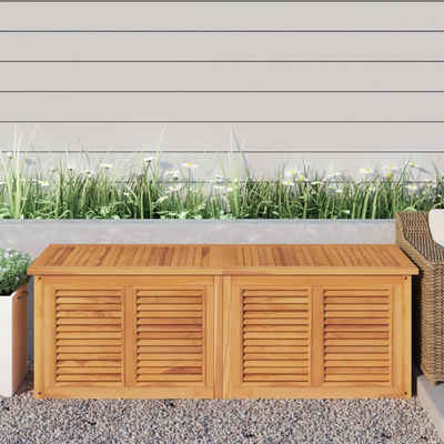 vidaXL Gartenbox Gartenbox mit Beutel 150x50x53 cm Massivholz Teak