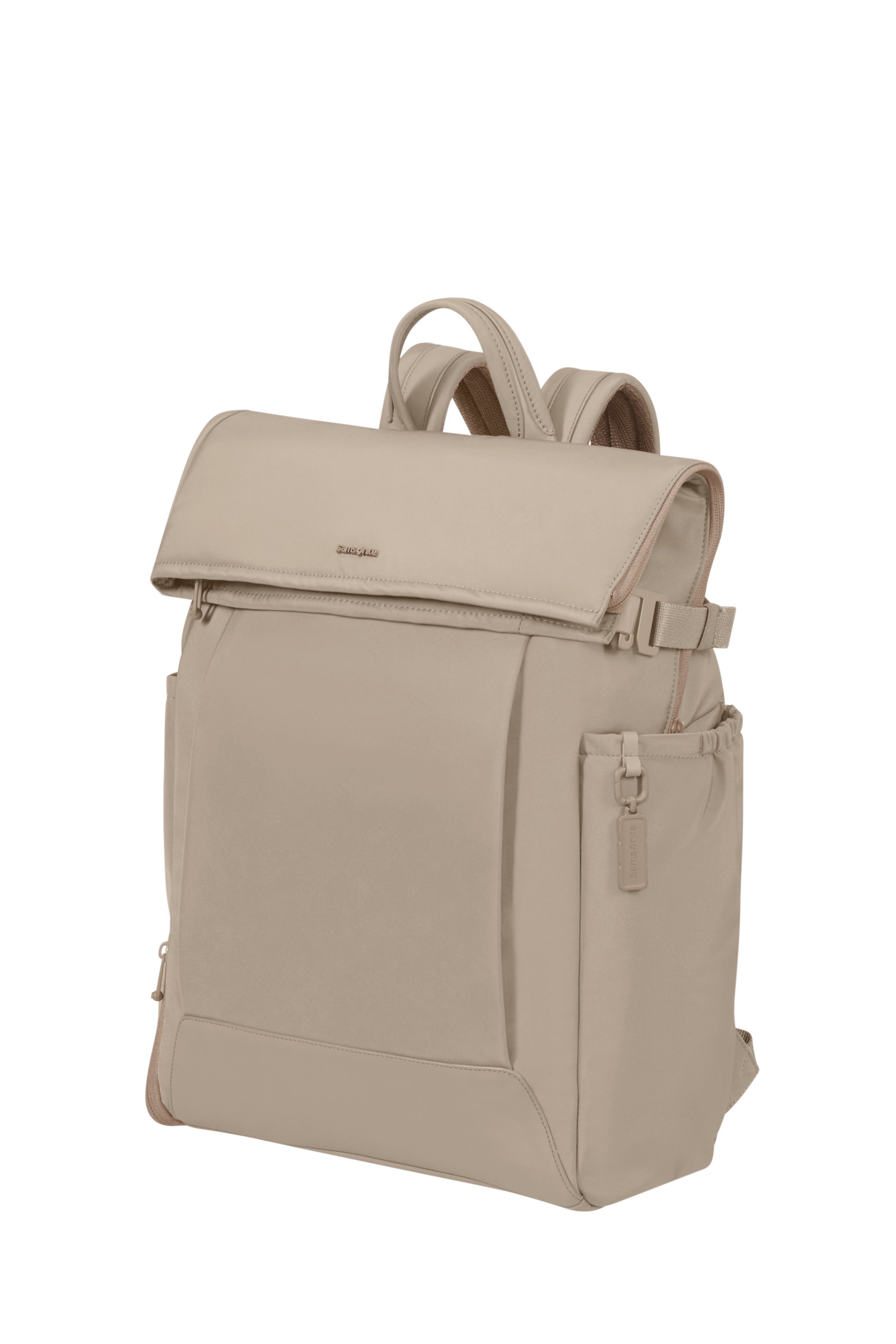 Samsonite Notebookrucksack ESSENTIS Jana Ina Zarrella 25/31 L 15.6" RFID, Softes, mattes Nylon, federleicht mit herausnehmbarer Trennwand