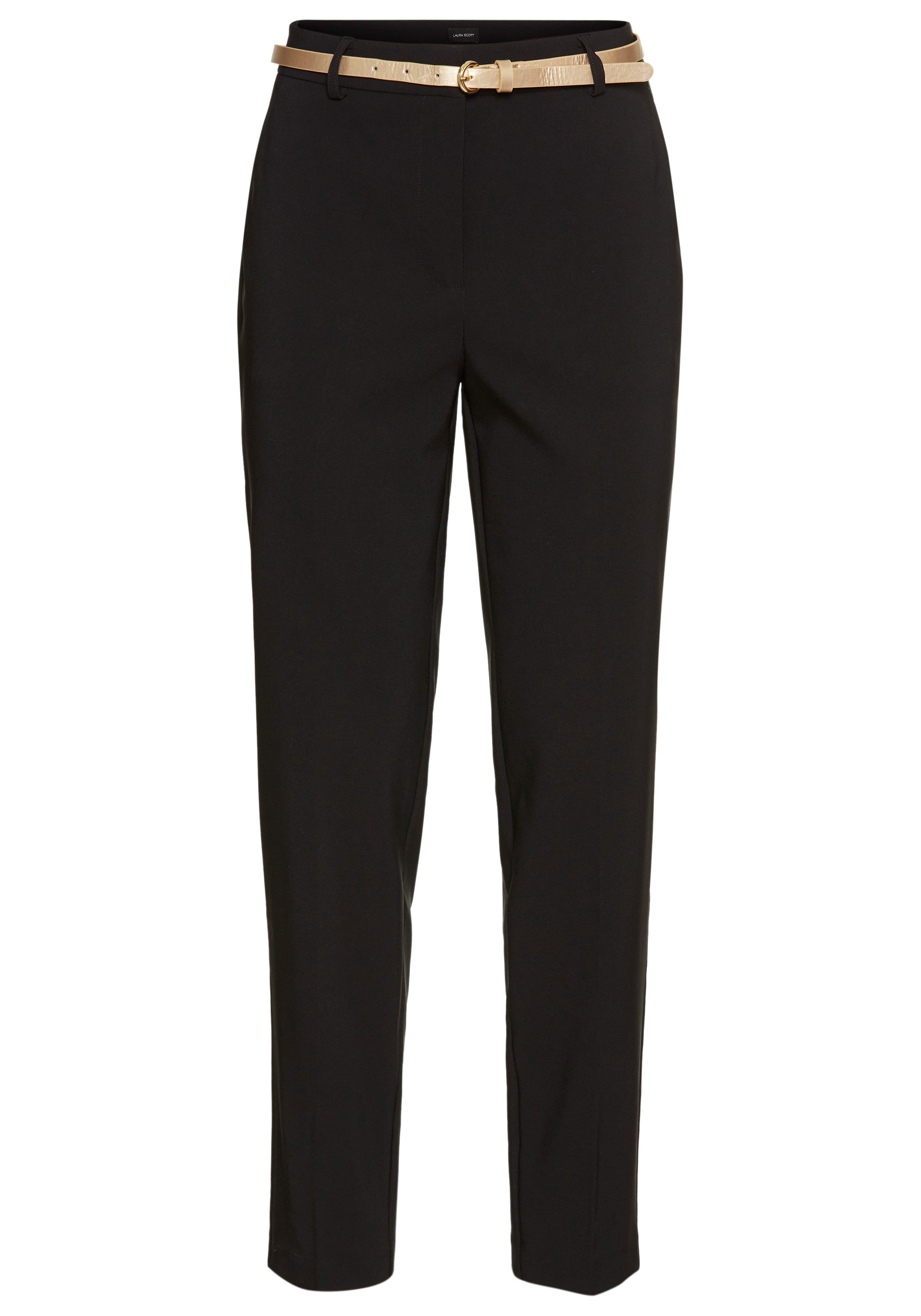 Laura Scott Chinohose mit passendem Gürtel. Reduzierter Preis € 30,31. Unverbindliche Preisempfehlung € 59,99