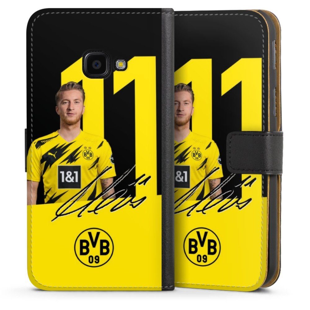 DeinDesign Hard Case kompatibel mit Samsung Galaxy S4 Schutzhülle schwarz Smartphone Backcover Borussia Dortmund Offizielles Lizenzprodukt BVB 