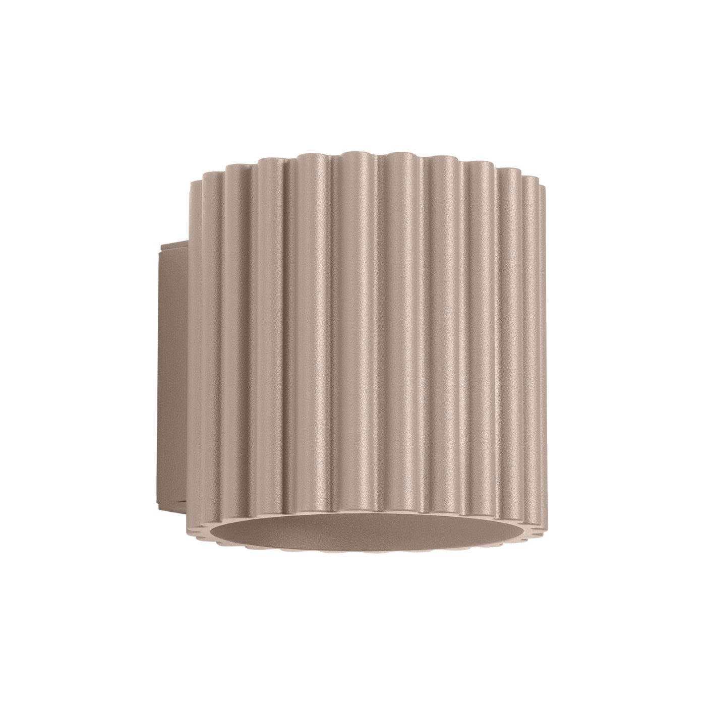 SOLLUX lighting Wandleuchte Wandleuchte Aura Taupe G9, Nicht enthalten