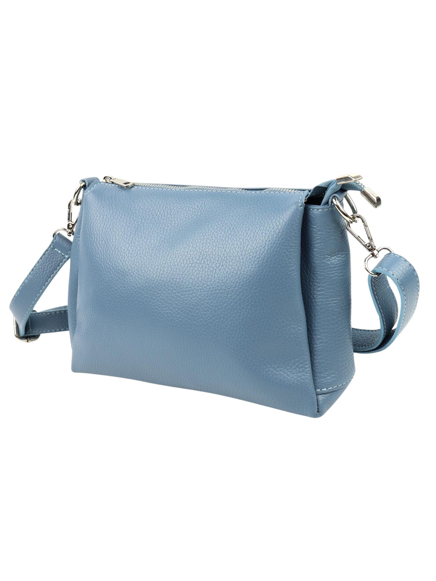 BRISE TASCHE Schultertasche Brise – Echtleder Schultertasche, 3-Fach, kompakt & stilvoll, kompakt leicht übersichtliche Fächeraufteilung