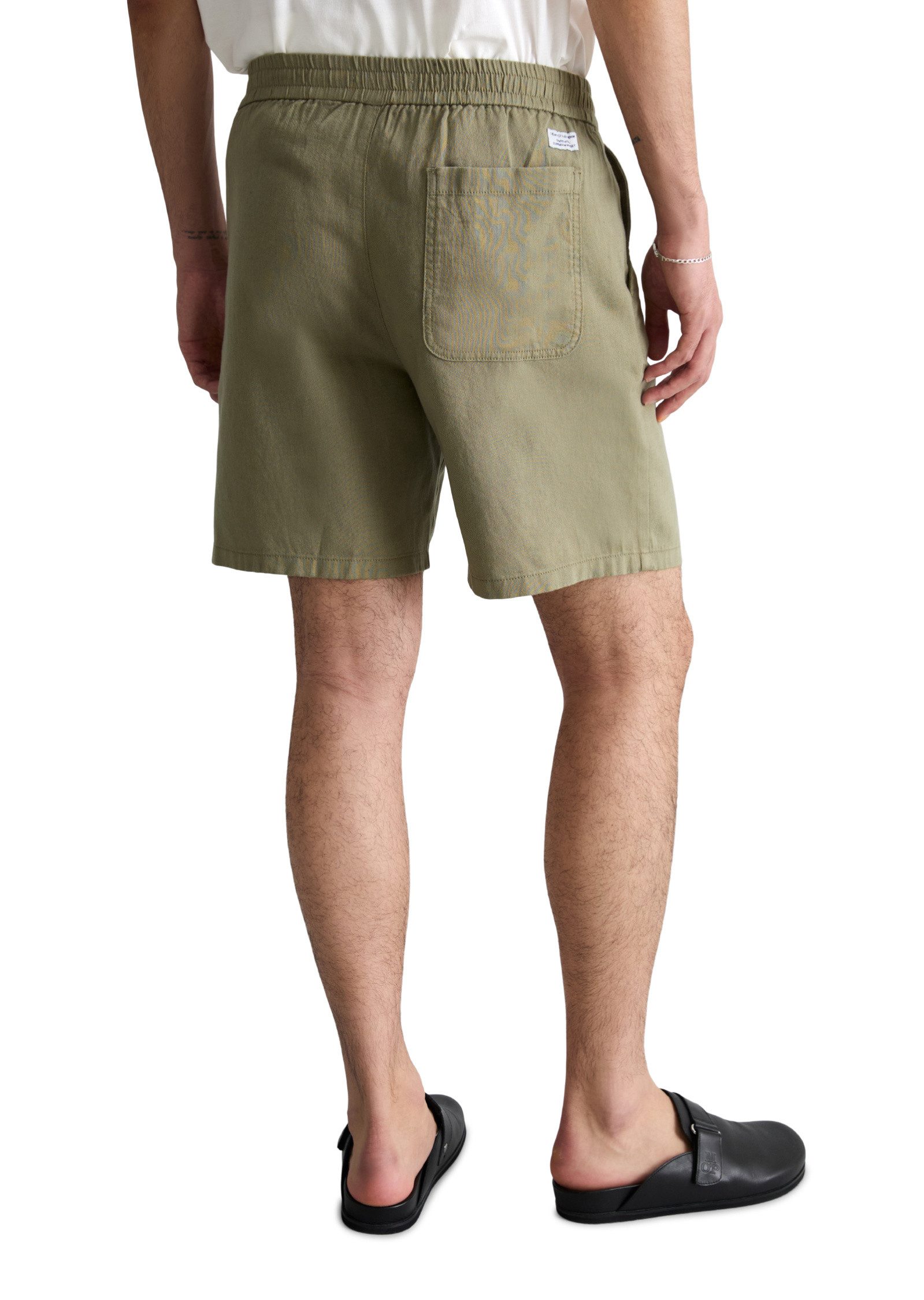 Marc O'Polo DENIM Shorts aus Bio-Baumwolle und Leinen