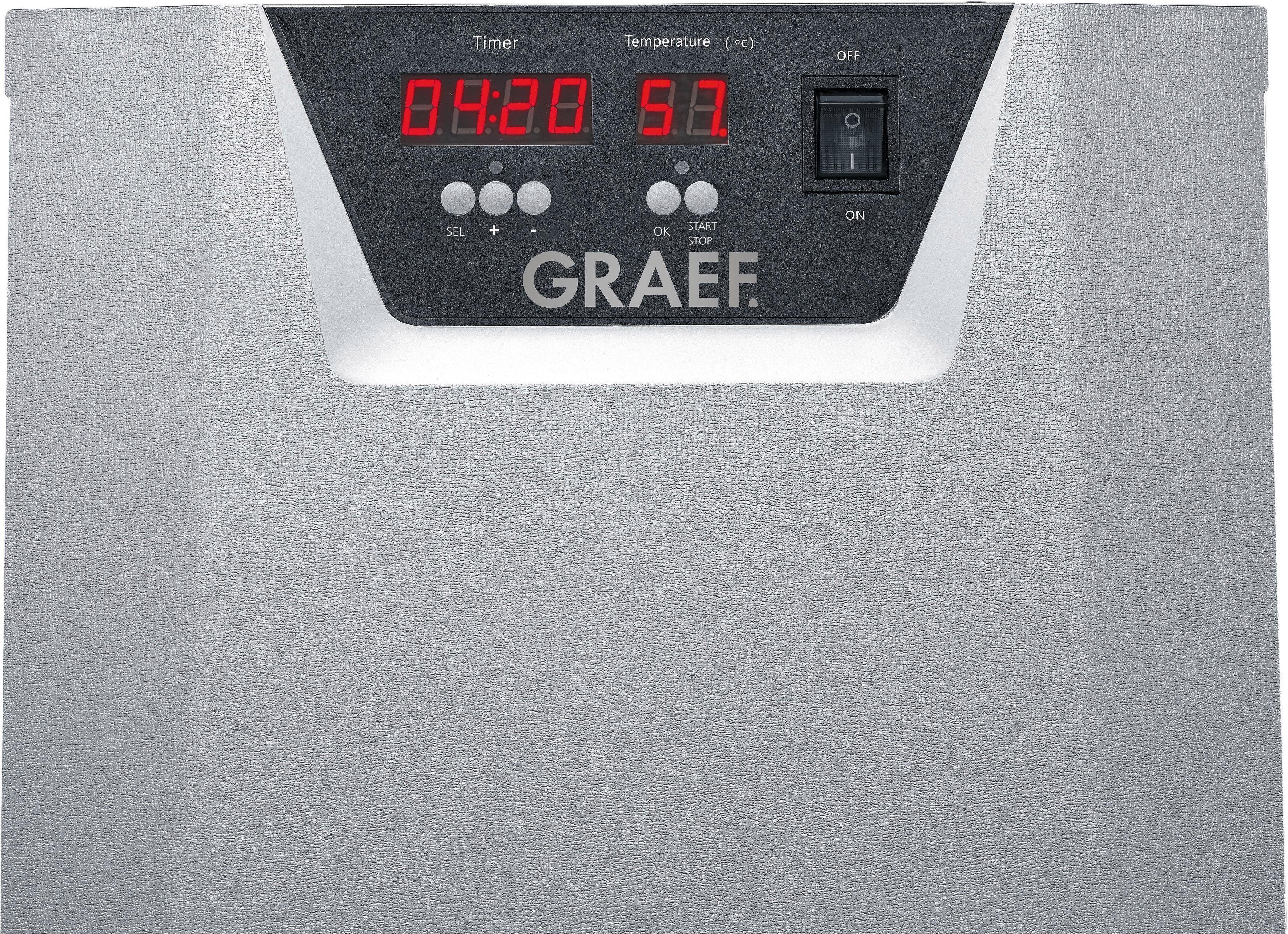 Graef Dörrautomat DA 510 630 W, 10 Etagen, silber