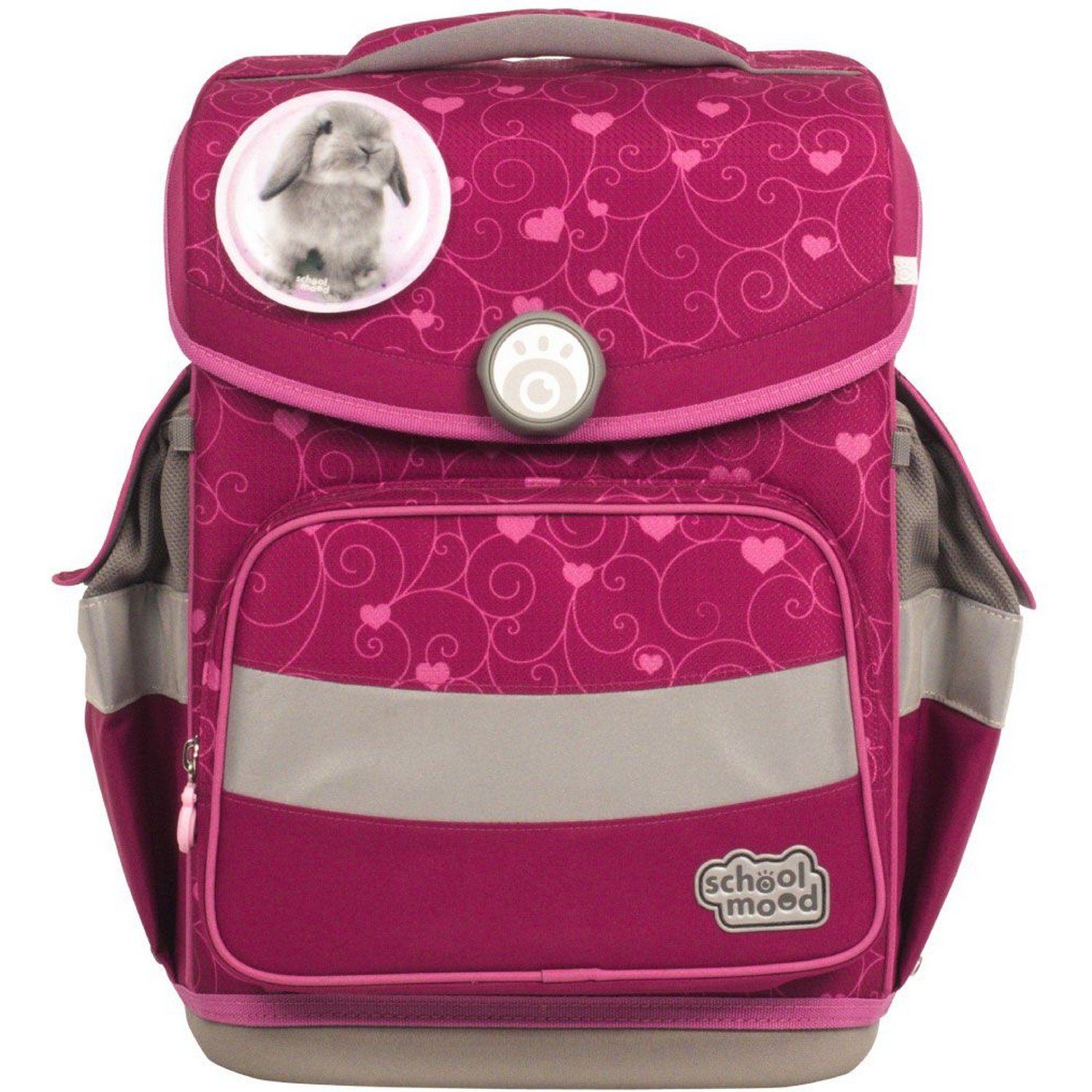 SCHOOL-MOOD® Schulranzen Schulranzenset 7-tlg. Timeless Air+ Hannah Hase