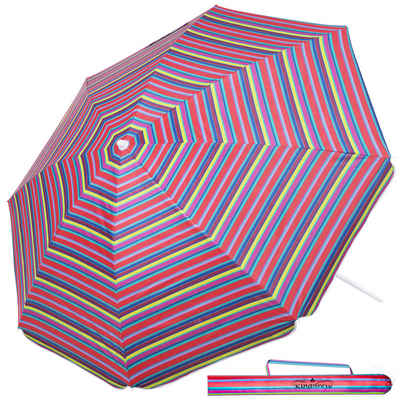Kingsleeve Sonnenschirm, UV Schutz 50+, Neigbar, Höhenverstellbar, inklusive Tragetasche