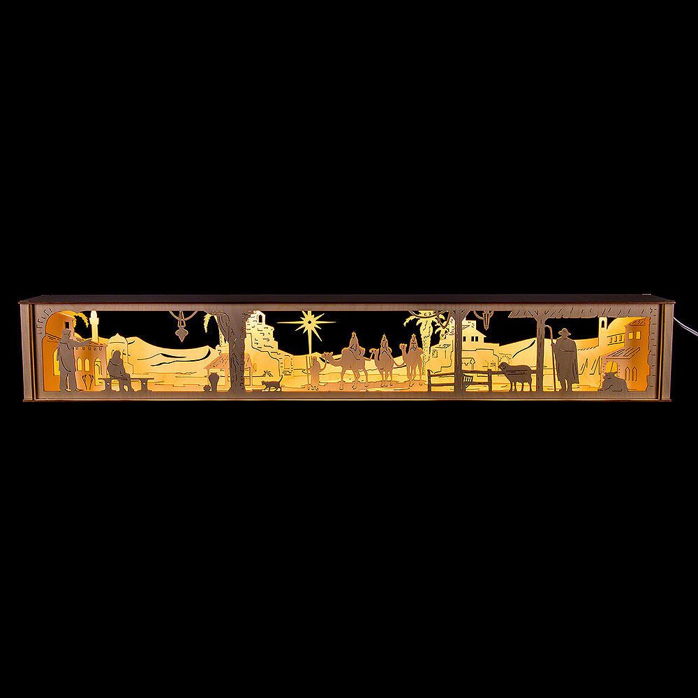 rauta Schwibbogen Schwibbogen-Unterbau "Bethlehem" (67x10cm) von Rauta