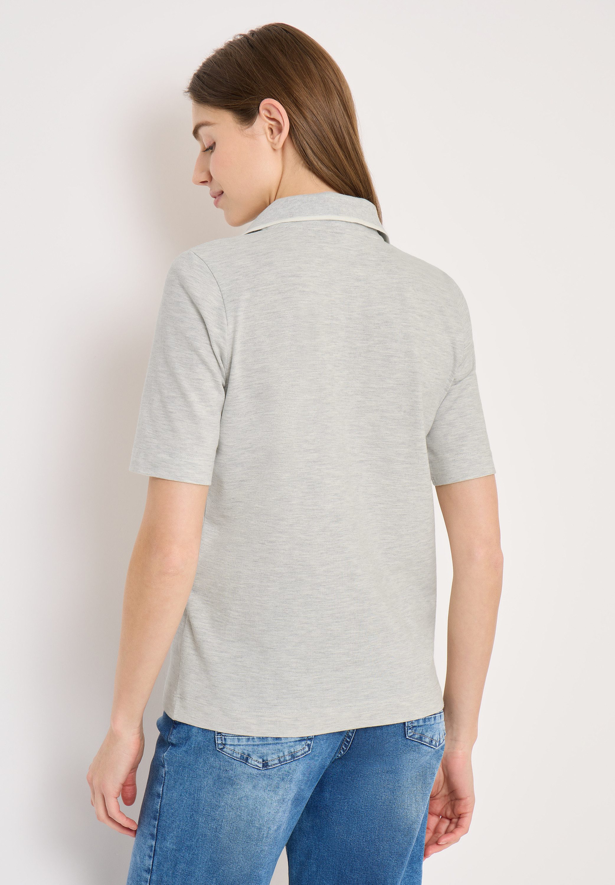 CECIL Poloshirt in Unifarbe