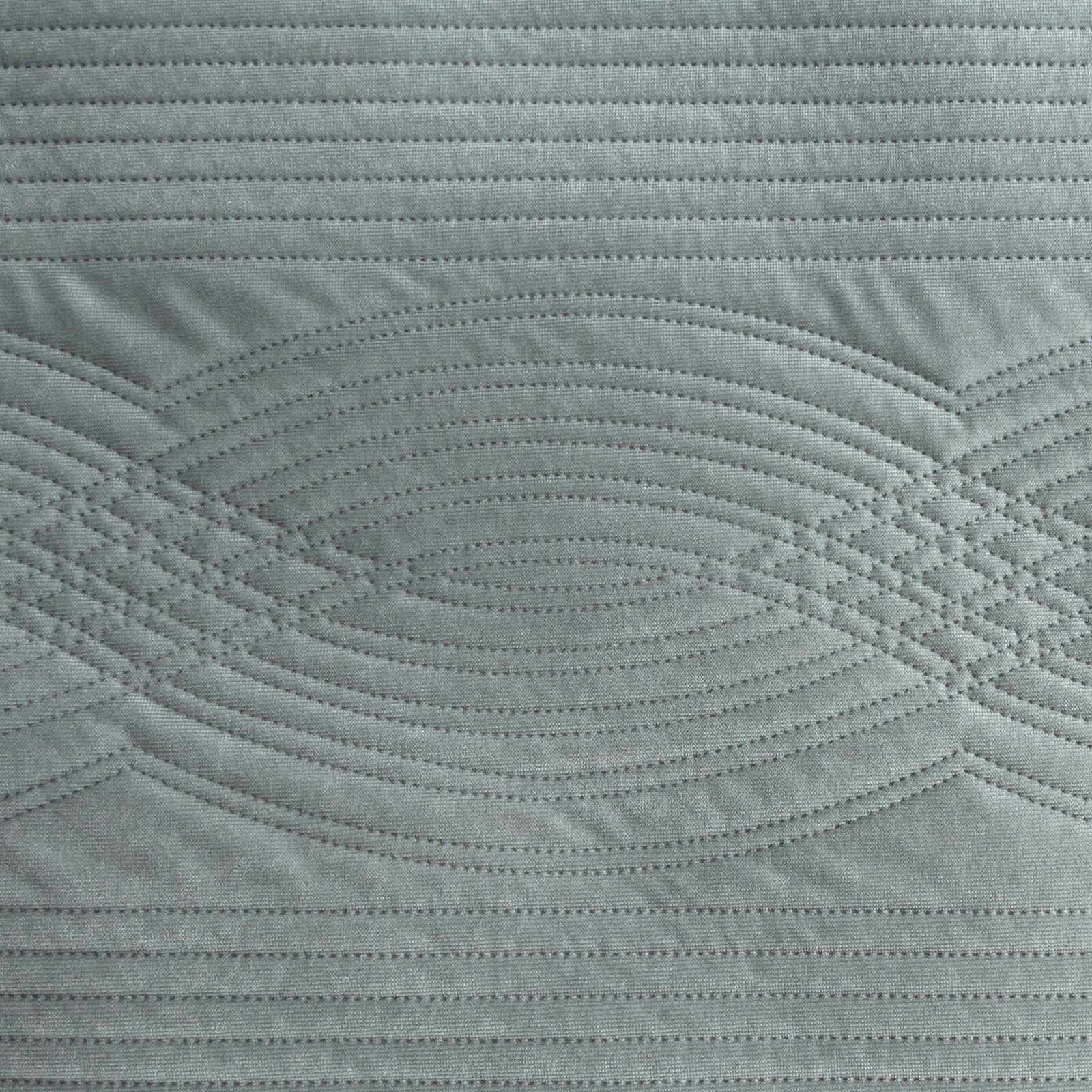 Eurofirany Tagesdecke VELVET, Steppdecke Samtdecke Karomuster Weicher Überwurf Velours – Bild 3 von 5
