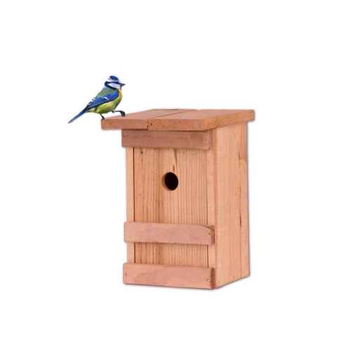 BigDean Vogelhaus Meisennistkasten Vogelhäußchen Massivholz Vogelhaus 25x14,5x12cm