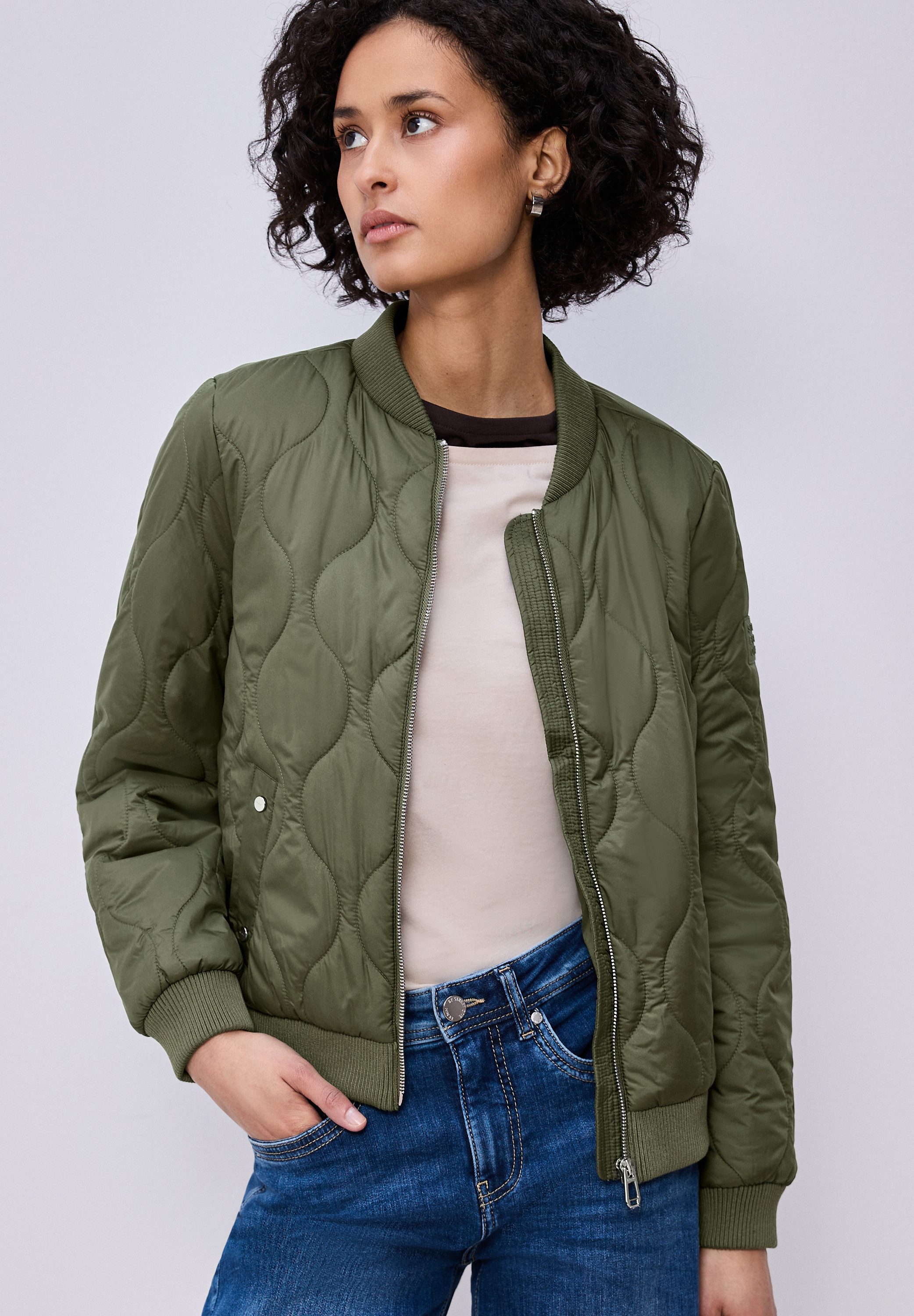STREET ONE Kurzjacke mit Rundhalsausschnitt günstig online kaufen