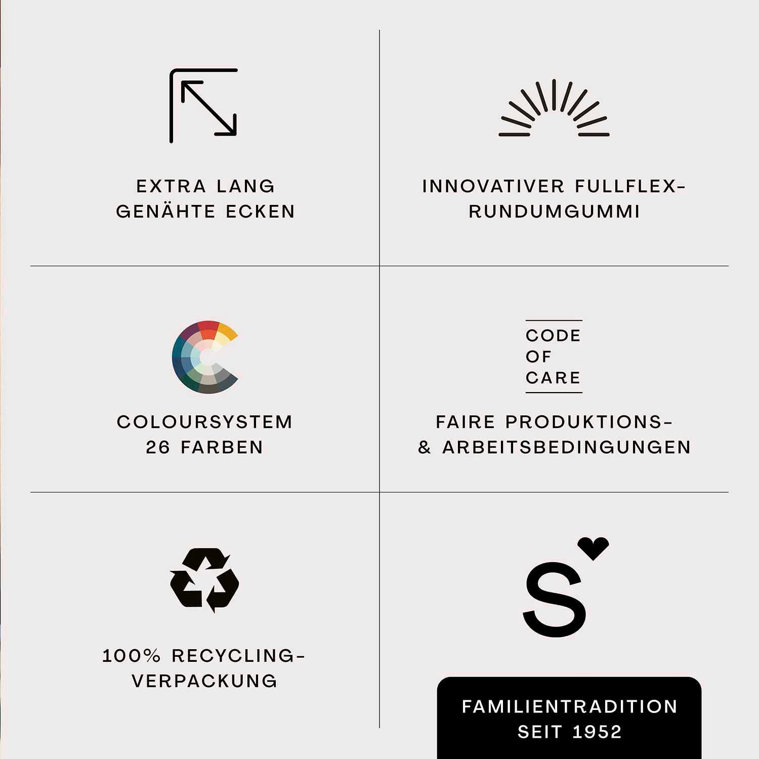 Schlafgut Spannbettlaken CASUAL u.a. in Gr. günstig online kaufen