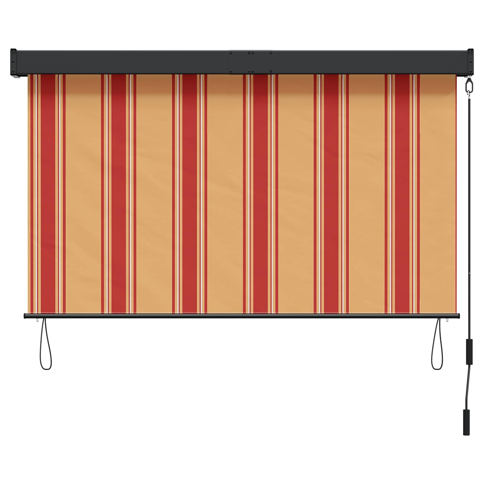 Rollo Rollo Mehrfarbig 80 x 250 cm Stoff und Aluminium, vidaXL