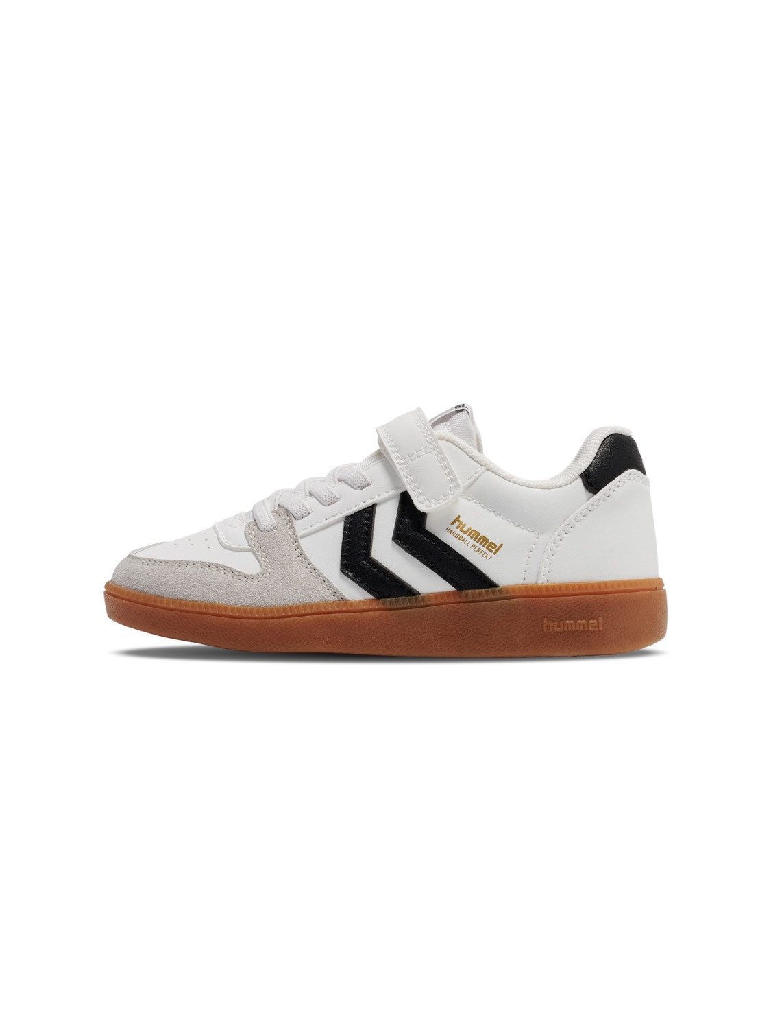 hummel HANDBALL PERFEKT SP JR Sneaker (für Kinder & Jugendliche) leichtes PU-Obermaterial, elastische Schnürsenkel