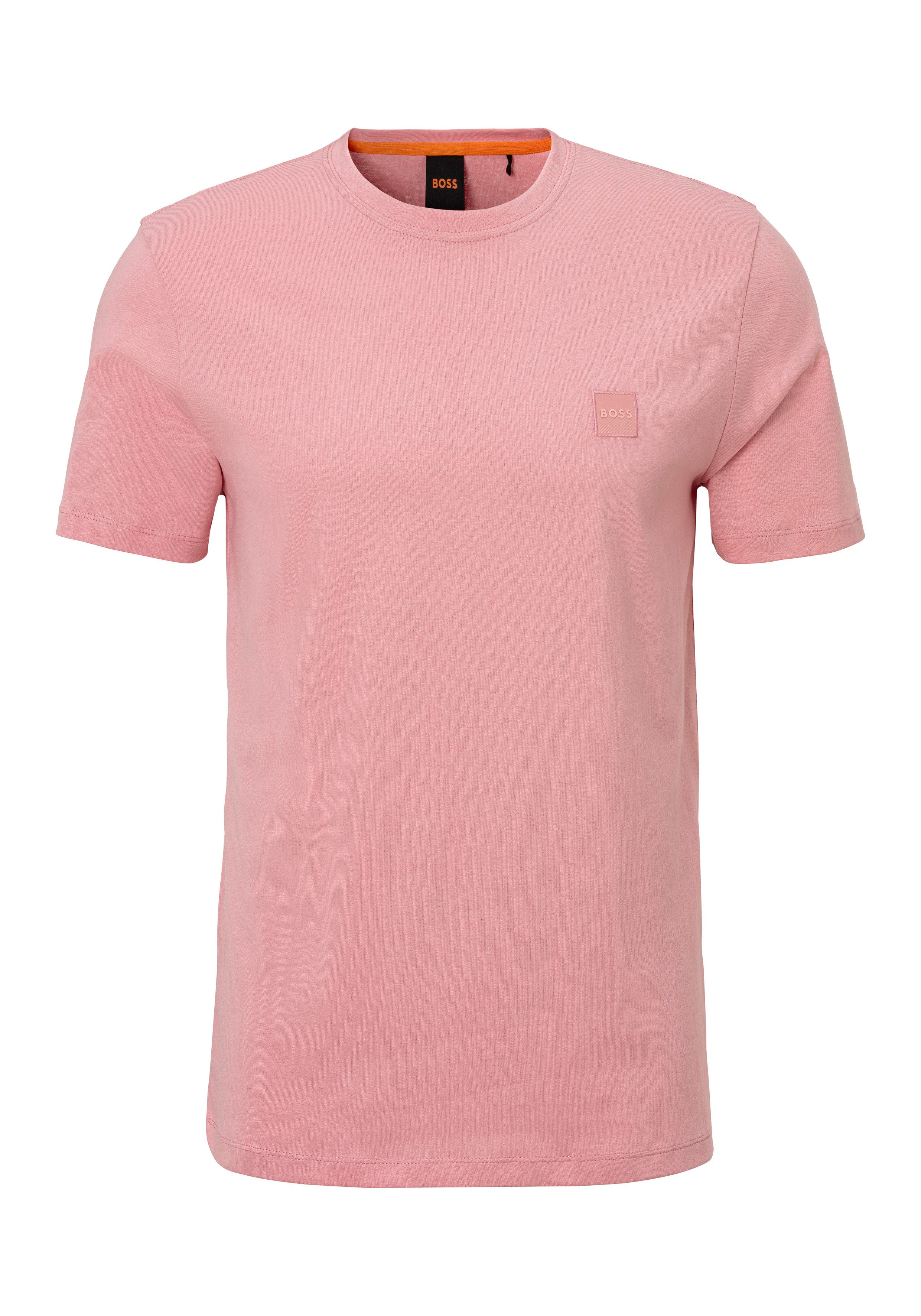 BOSS ORANGE T-Shirt Tales mit BOSS Stickerei auf der Brust