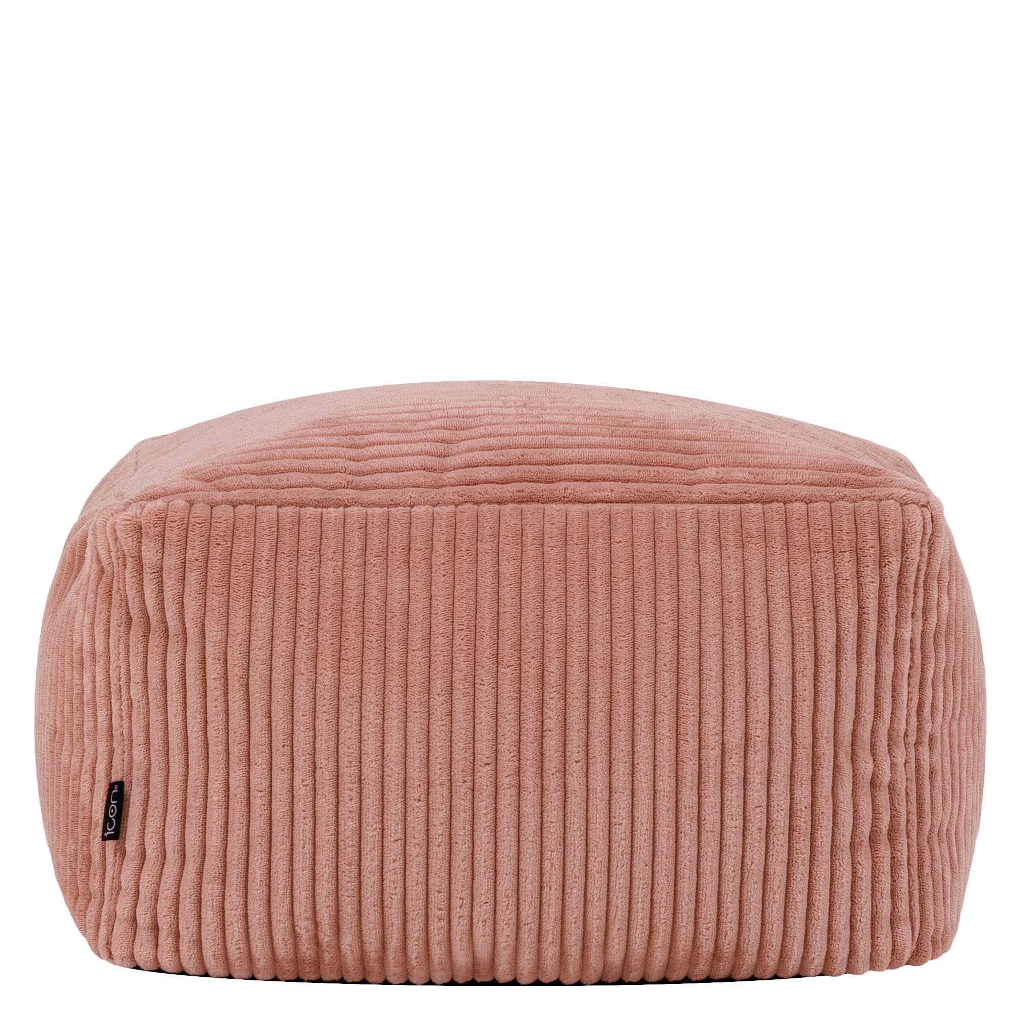 icon Pouf aus Cord „Amara“, mit Füllung