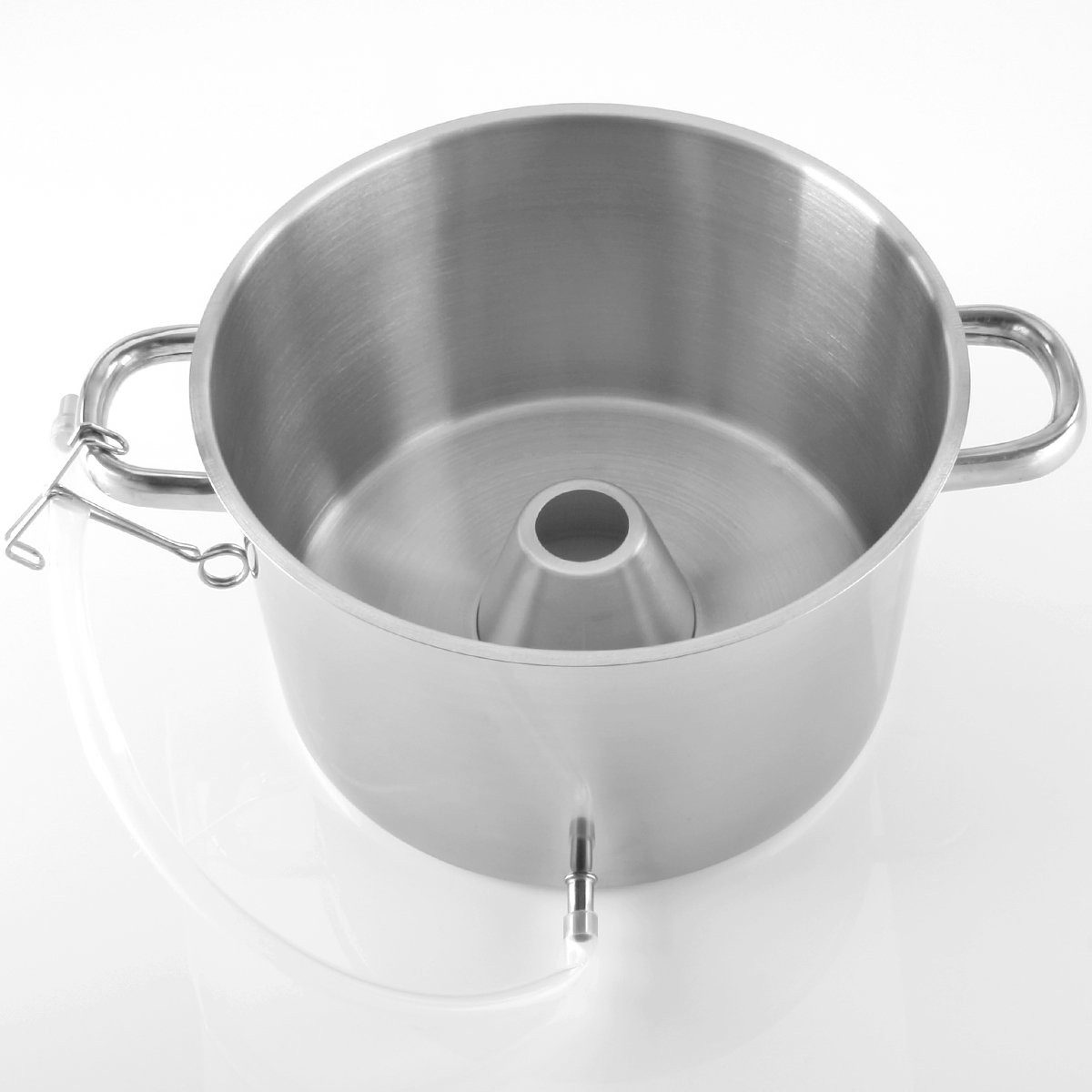 Gräfenstayn Entsafter - Dampfentsafter Edelstahl Induktion 15 L – Entsaftertopf Set, Rostfrei 18/10 mit 2 Ablaufschläuchen aus hygienischem Silikon!