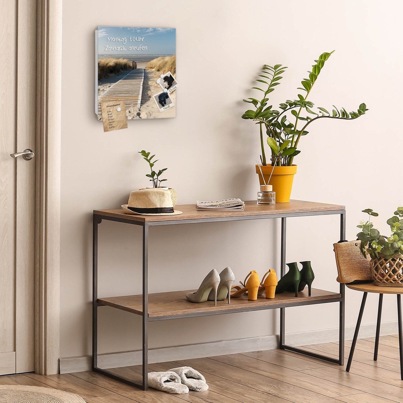 banjado Schlüsselkasten Glas Dünen (Stahl Gehäuse, günstig online kaufen