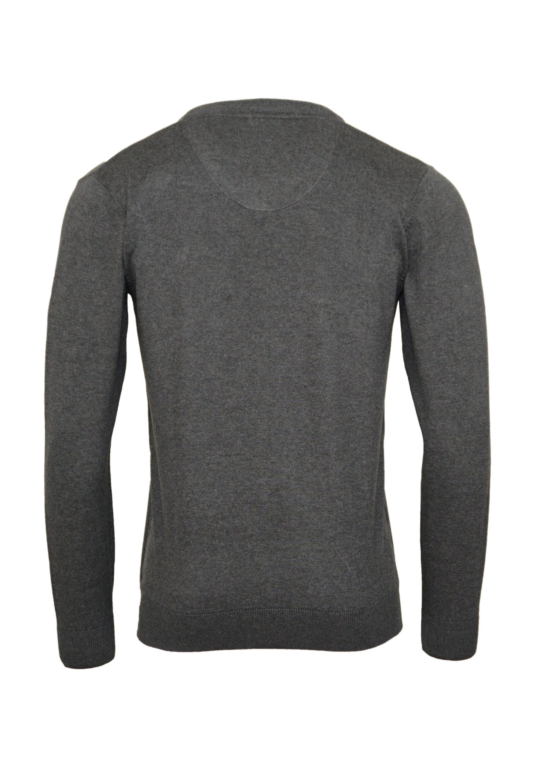 U.S. Polo Assn. Strickpullover Pullover V-Neck Feinstrick (1-tlg)