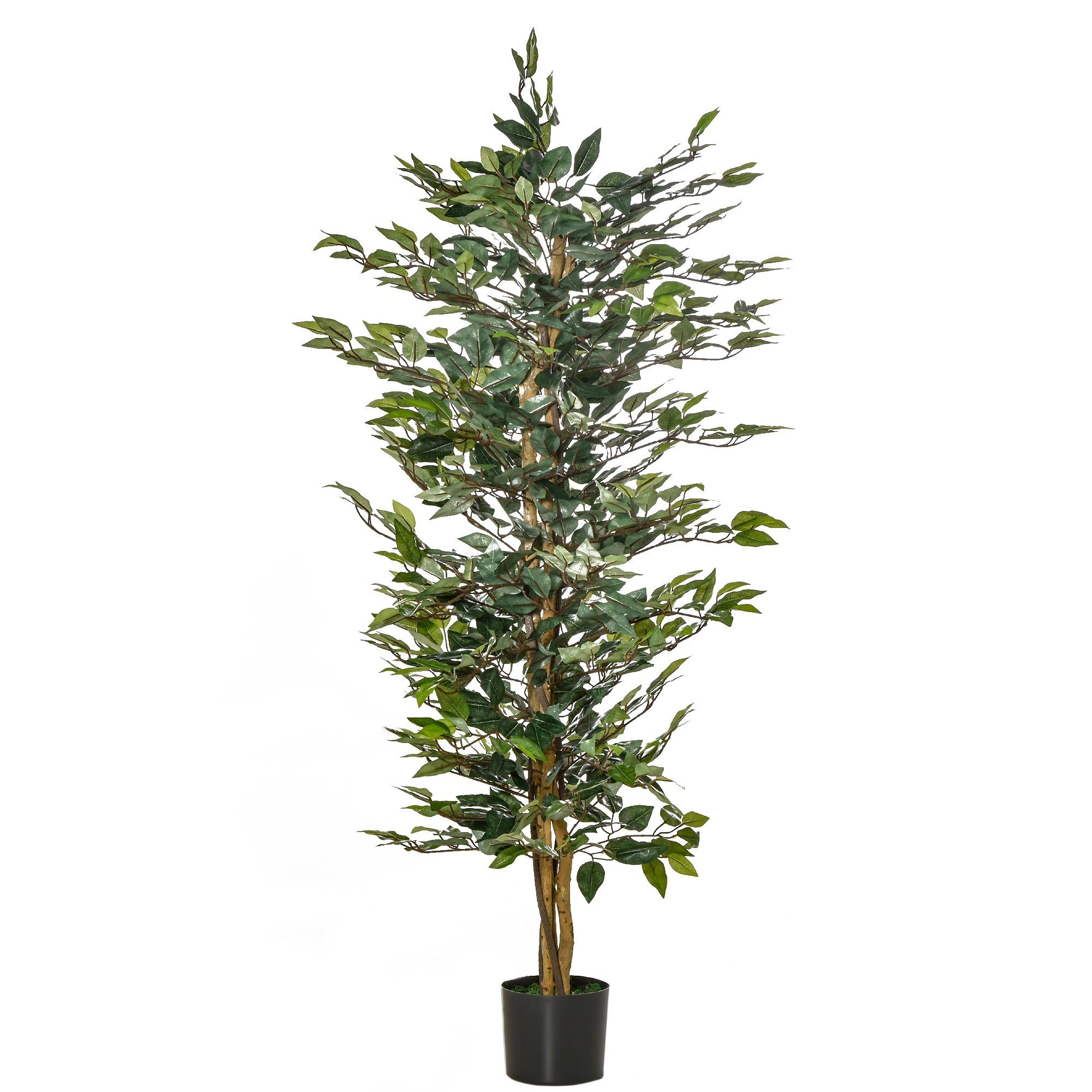 Kunstpflanze künstlicher Ficus-baum Banyan, HOMCOM, Höhe günstig online kaufen