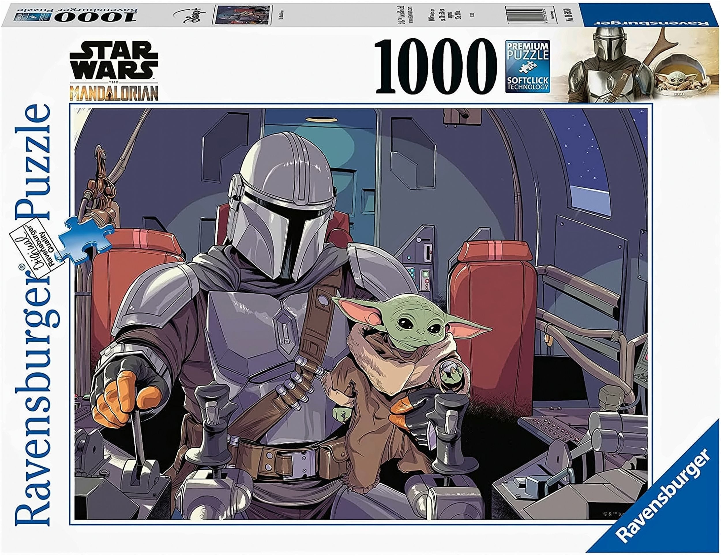 Ravensburger Puzzle The Mandalorian, 1000 Teile, Puzzleteile