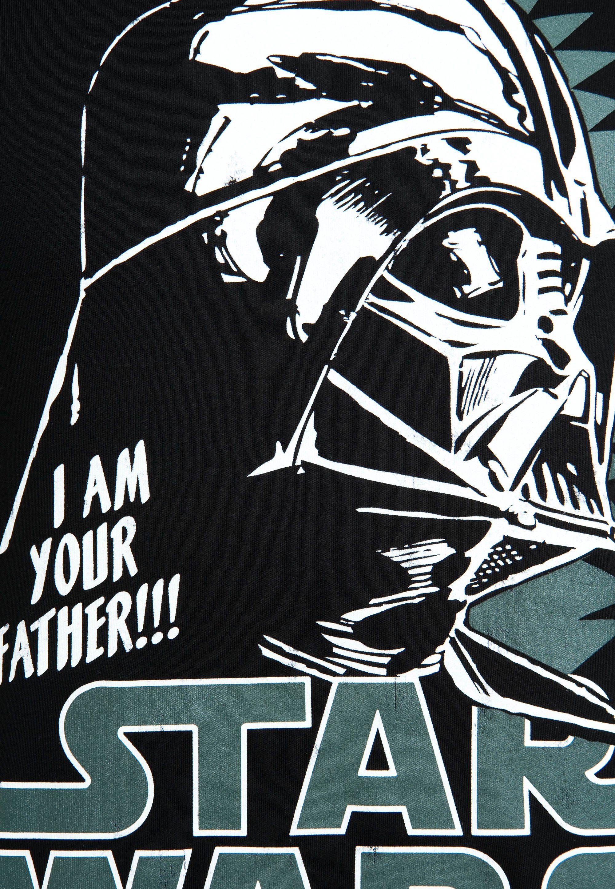 LOGOSHIRT T-Shirt Darth Vader mit Logoprint markantem