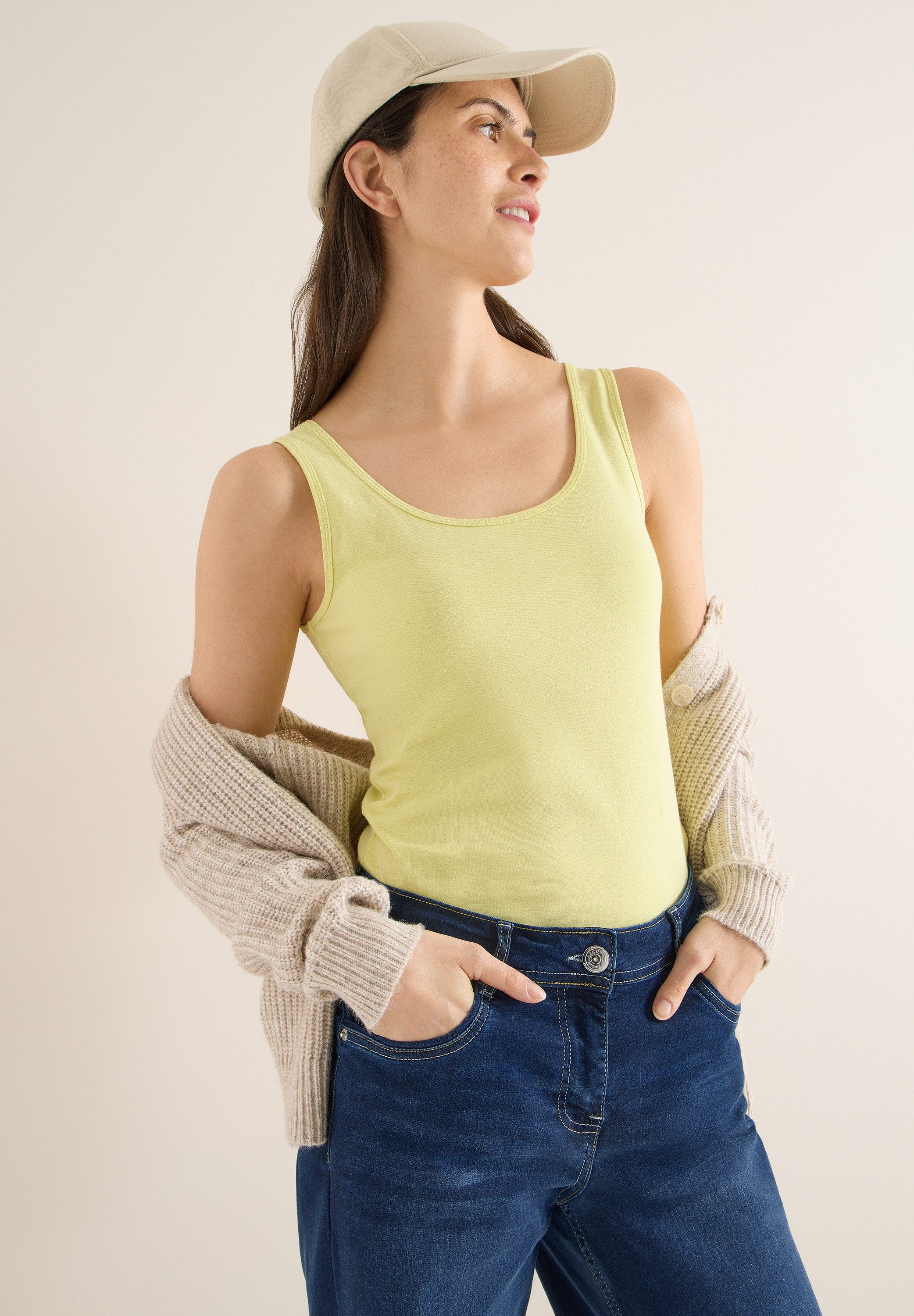 CECIL Shirttop Style Linda in Unifarbe