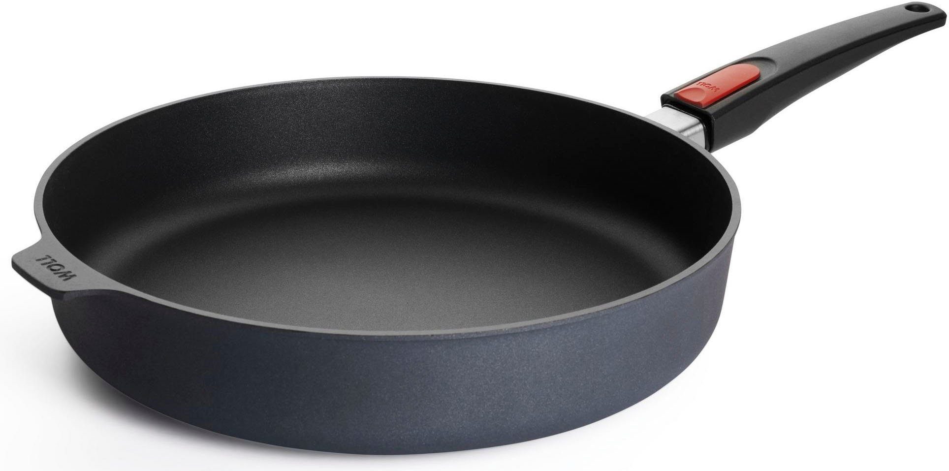 WOLL Servierpfanne MADE IN GERMANY - DiamondLite, Aluminiumguss (1-tlg), von Hand gegossen, Ø 32 cm, Induktion