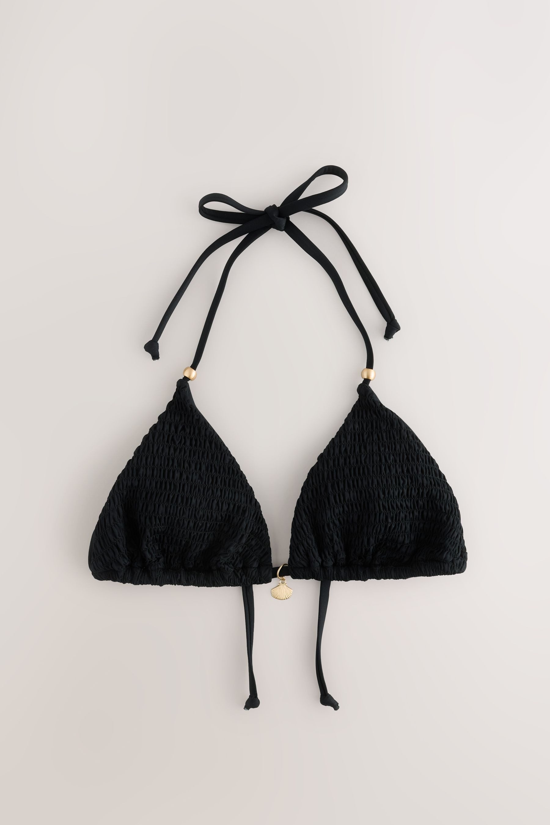 Next Triangel-Bikini-Top Gesmokte Triangel-Bikinioberteile, 2er-Pack (2-St)